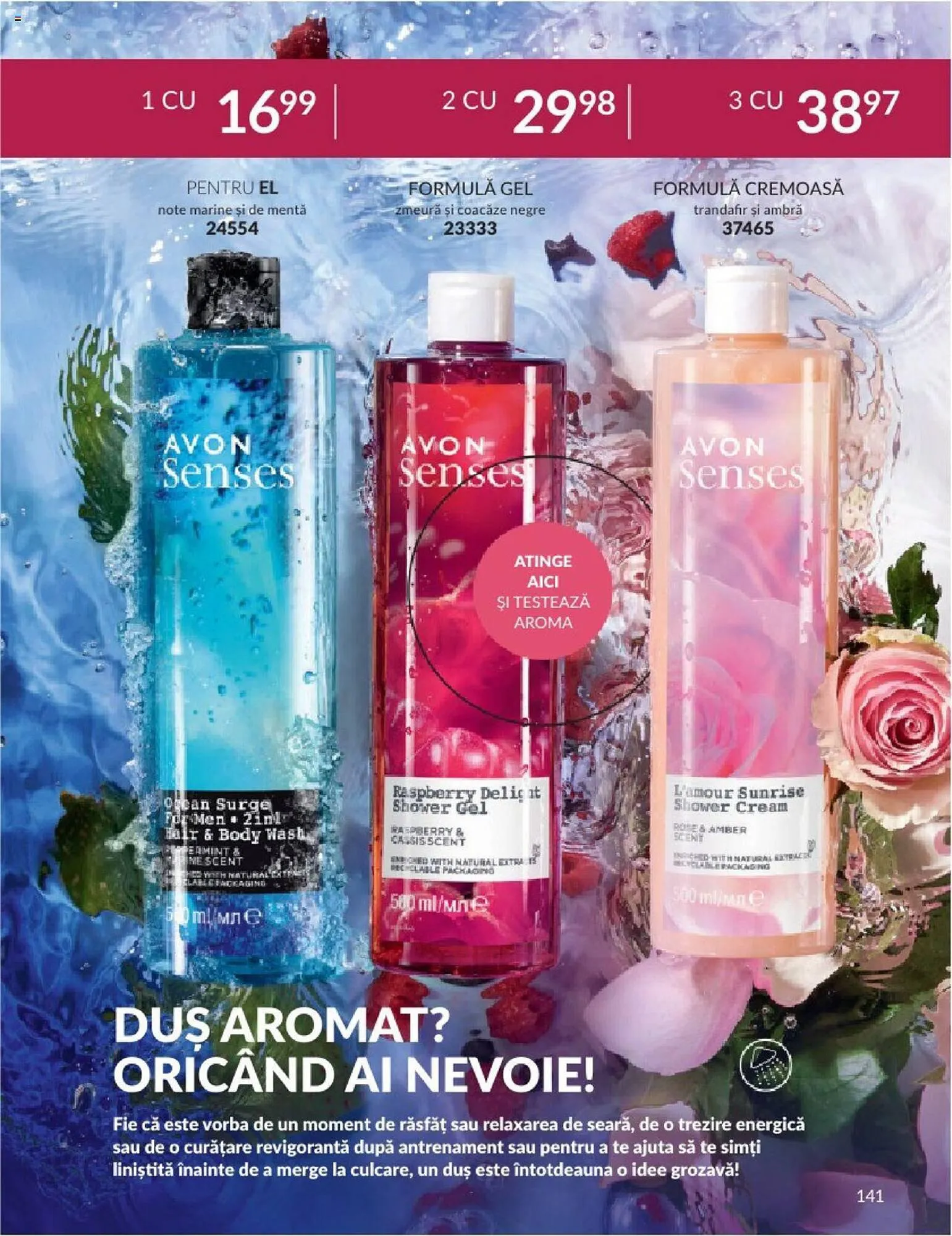 Catalog Avon catalog de la 1 septembrie până la 30 septembrie 2023 - Revista Pagina 143