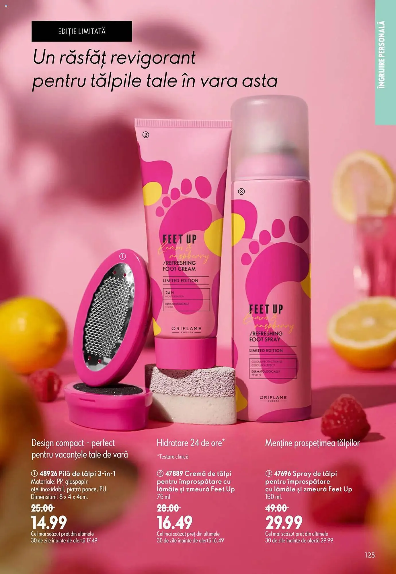 Catalog Catalog Oriflame de la 17 iunie până la 7 iulie 2026 - Revista Pagina 125