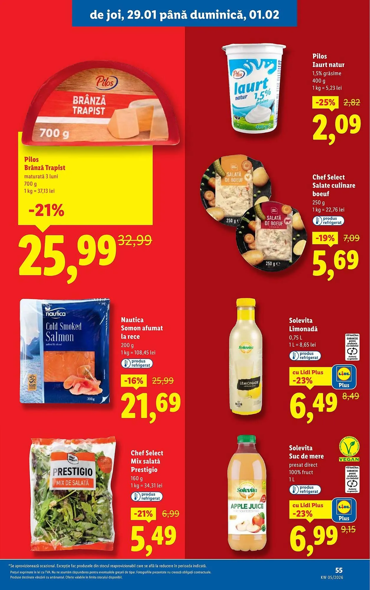 Catalog Catalog Lidl de la 26 ianuarie până la 1 februarie 2026 - Revista Pagina 55