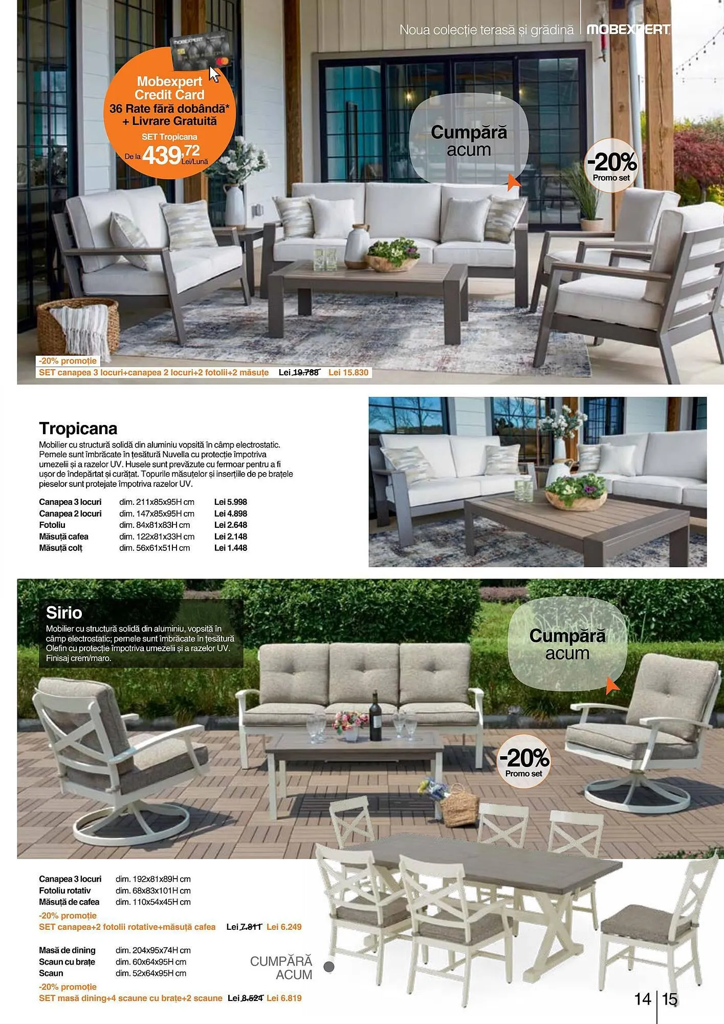 Catalog Mobexpert catalog de la 11 aprilie până la 30 septembrie 2023 - Revista Pagina 15