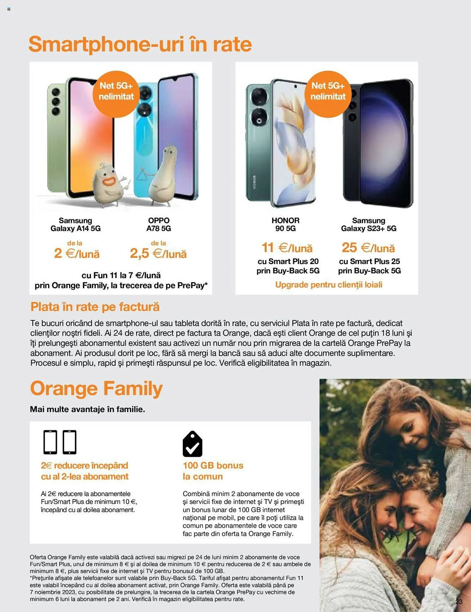 Catalog Orange catalog de la 5 septembrie până la 21 noiembrie 2023 - Revista Pagina 23