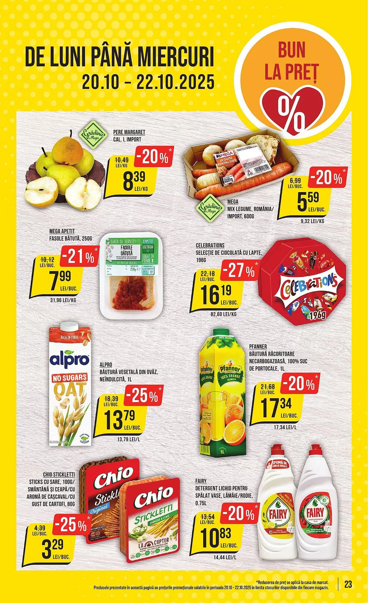 Catalog Catalog Mega Image de la 16 octombrie până la 22 octombrie 2025 - Revista Pagina 23