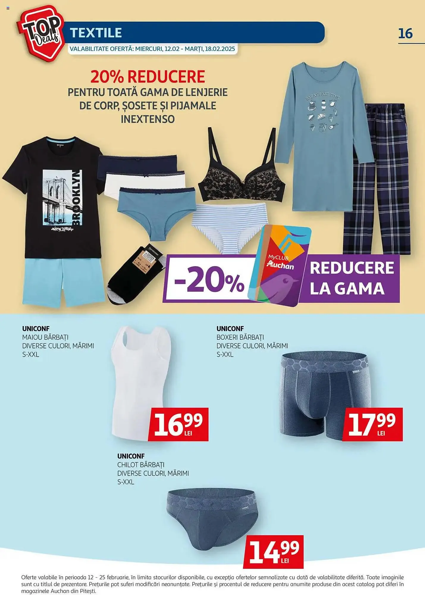 Catalog Catalog Auchan de la 12 februarie până la 25 februarie 2025 - Revista Pagina 16