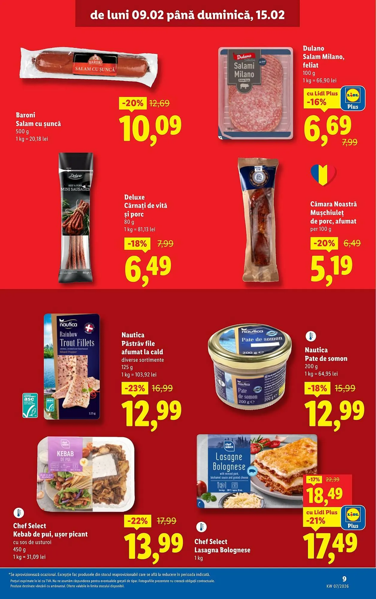 Catalog Catalog Lidl de la 9 februarie până la 15 februarie 2026 - Revista Pagina 9