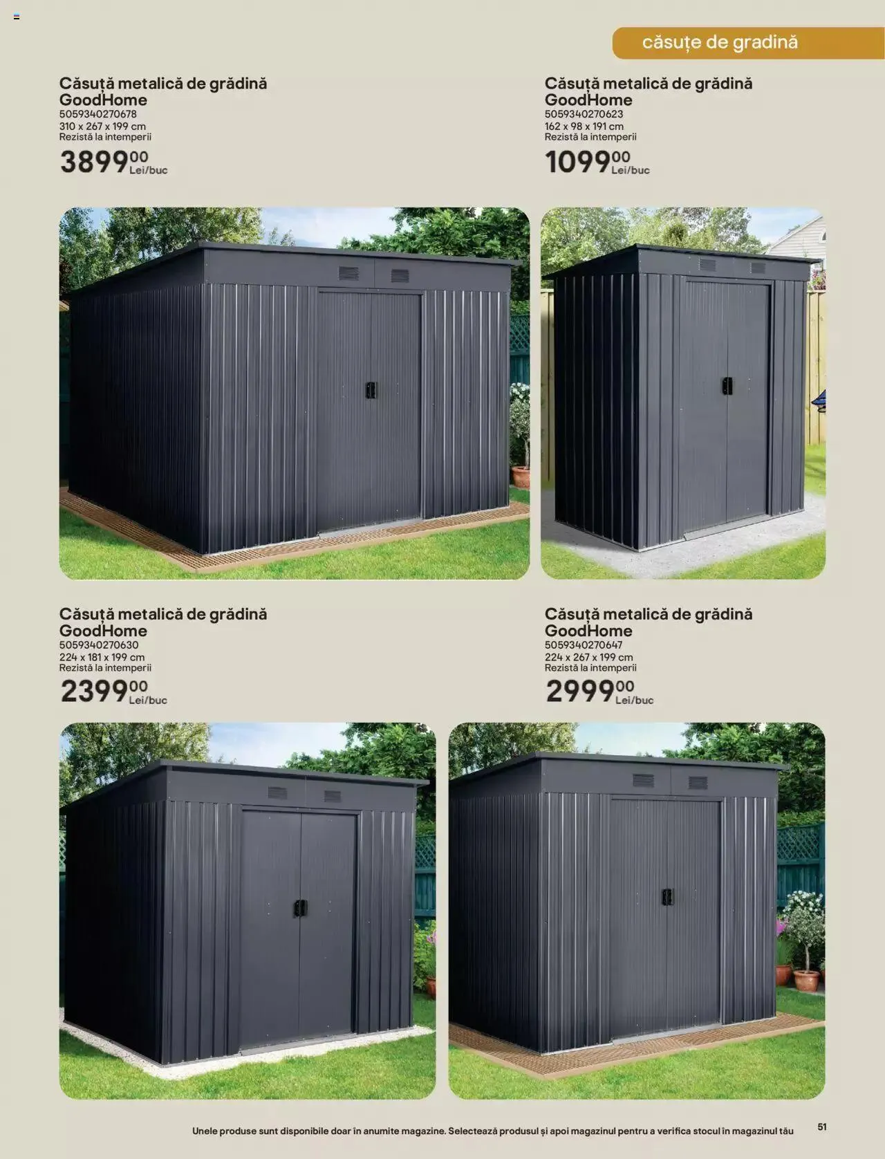 Catalog Brico Depot catalog - Bucuria momentelor de la 1 iunie până la 30 septembrie 2023 - Revista Pagina 51