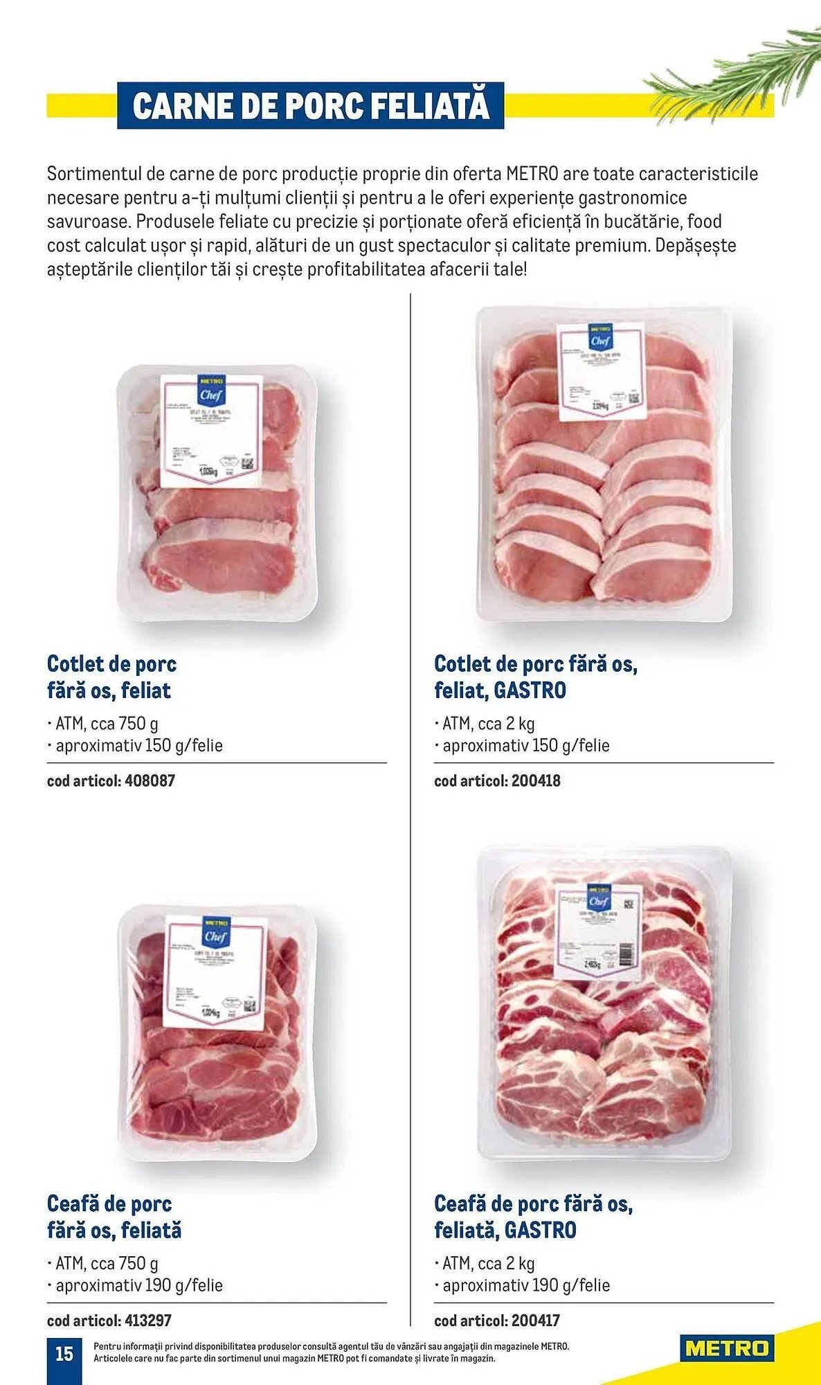 Catalog Metro catalog de la 16 ianuarie până la 31 decembrie 2024 - Revista Pagina 15