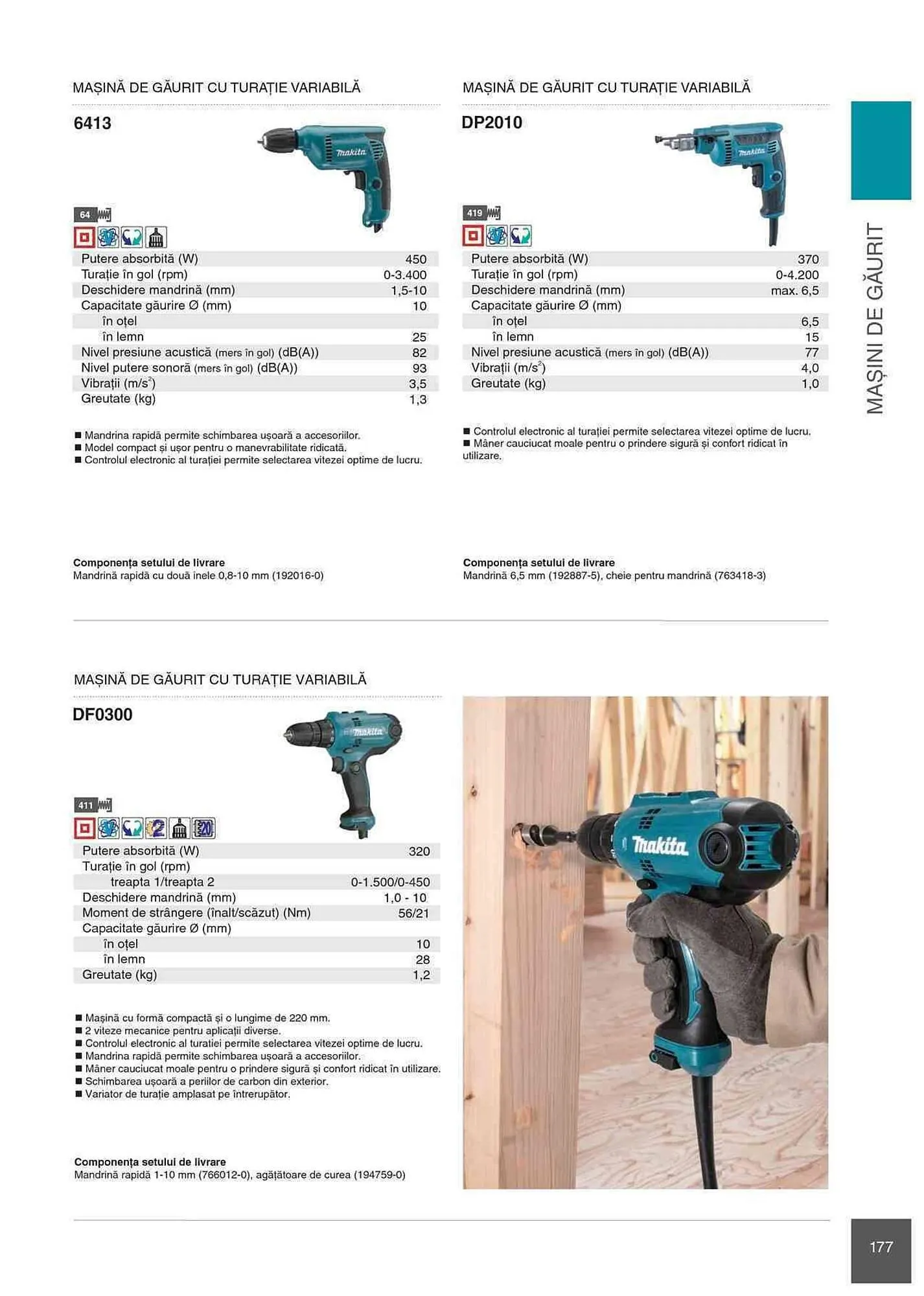 Catalog Makita catalog de la 1 ianuarie până la 31 decembrie 2023 - Revista Pagina 177