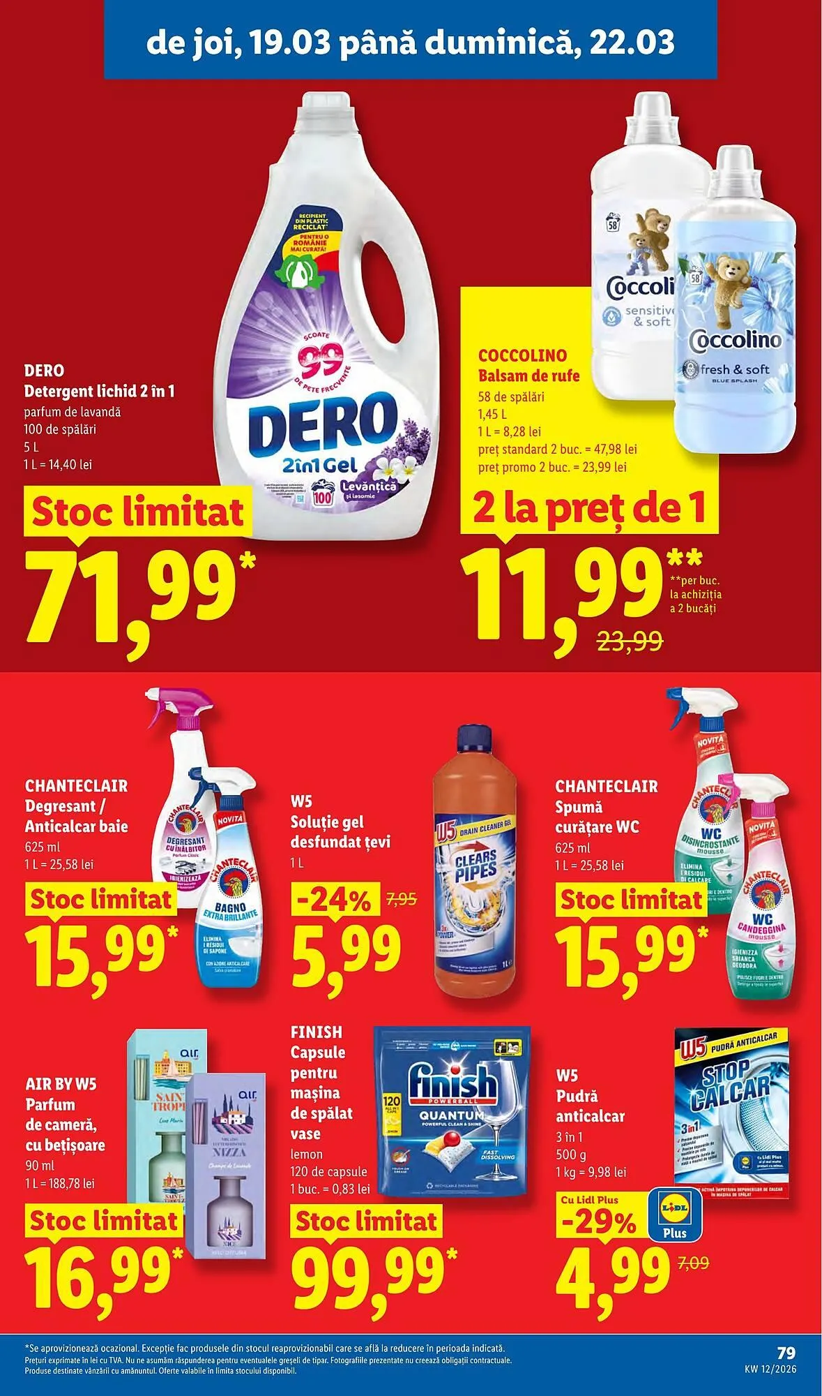 Catalog Catalog Lidl de la 16 martie până la 22 martie 2026 - Revista Pagina 79