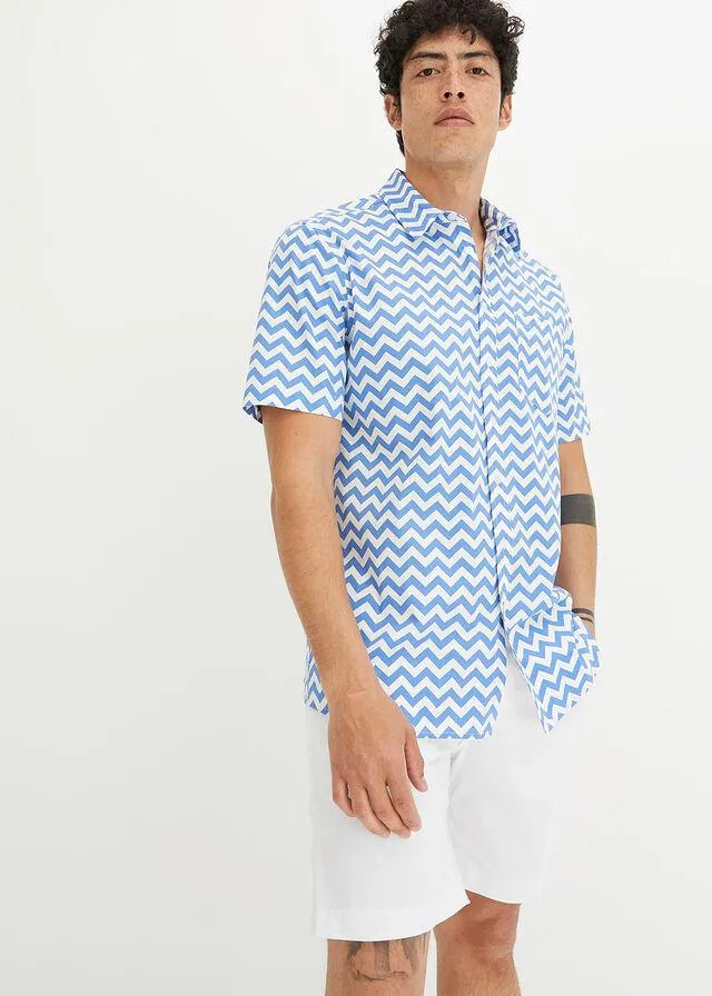 Cămaşă cu mâneci scurte și print grafic