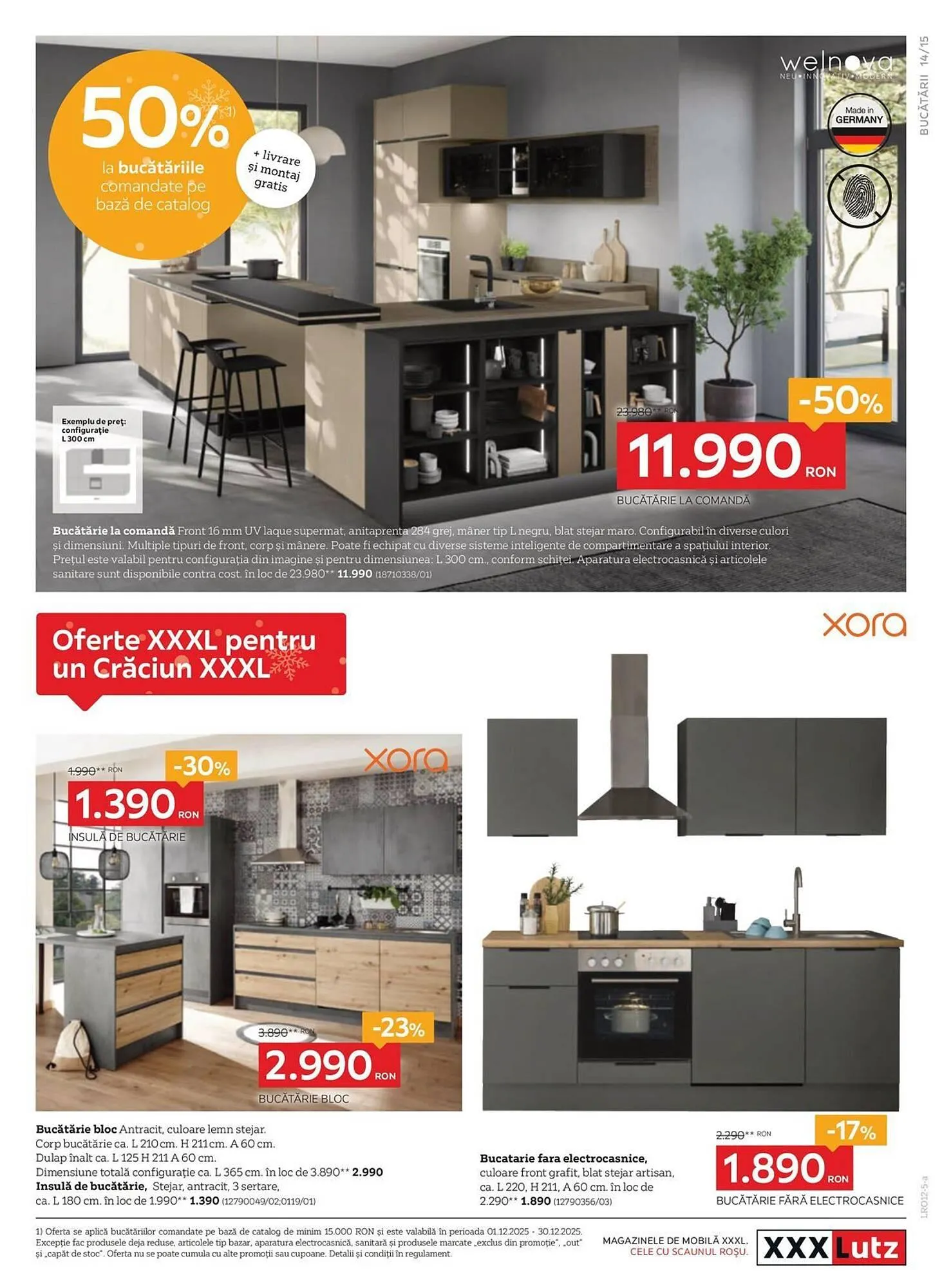 Catalog Catalog XXXLutz de la 10 decembrie până la 30 decembrie 2025 - Revista Pagina 15