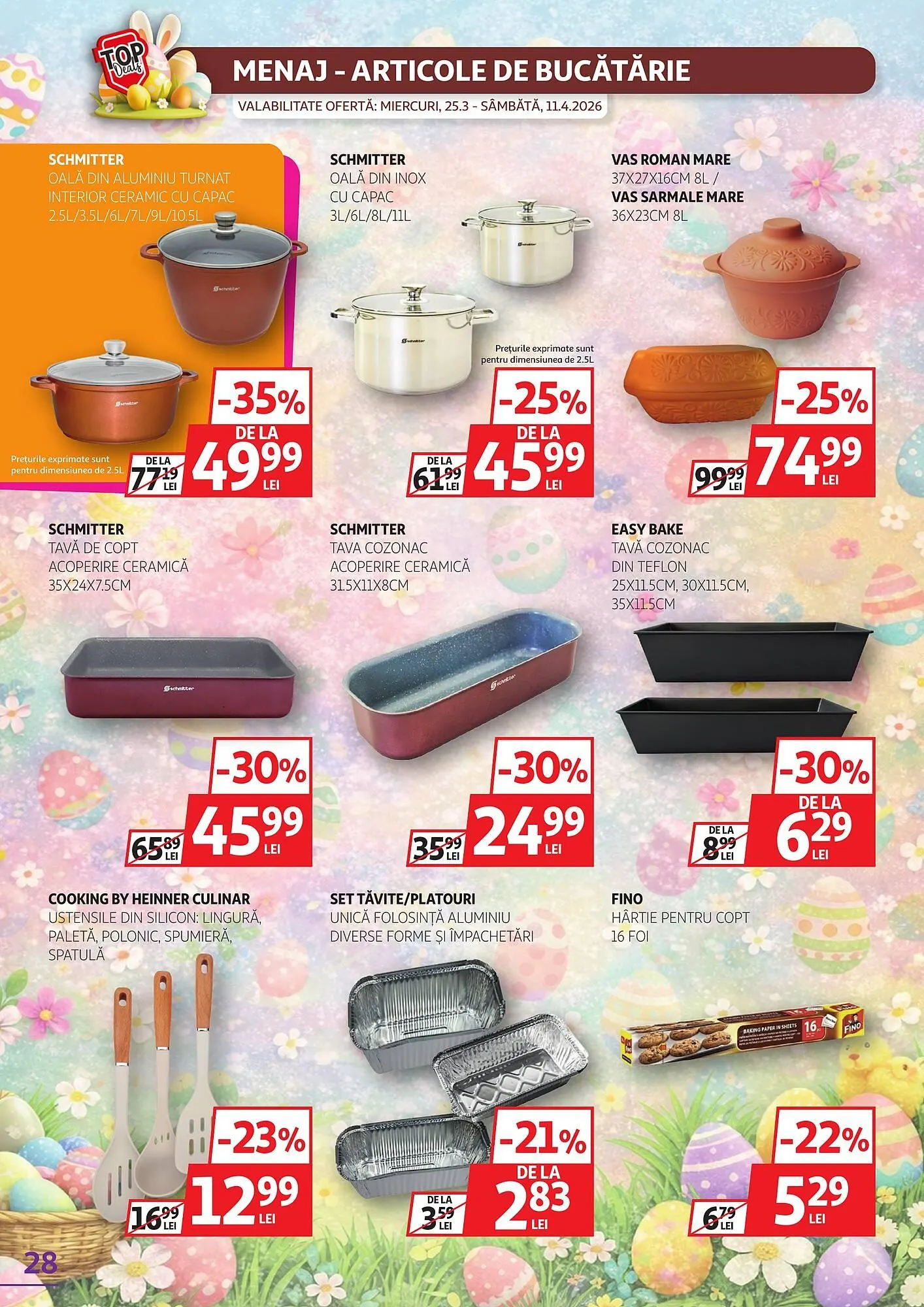 Catalog Catalog Auchan de la 25 martie până la 11 aprilie 2026 - Revista Pagina 28