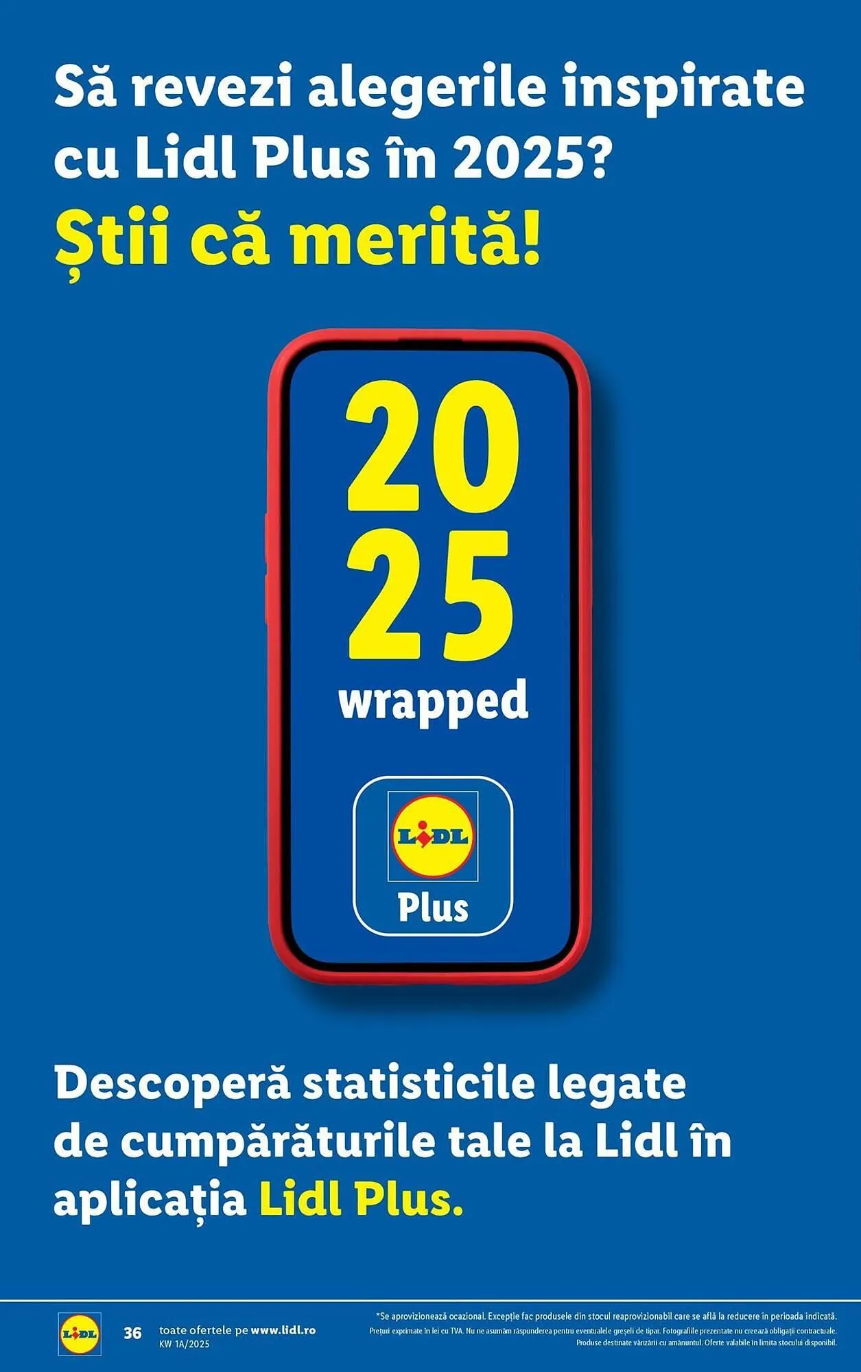 Catalog Catalog Lidl de la 27 decembrie până la 31 decembrie 2025 - Revista Pagina 36
