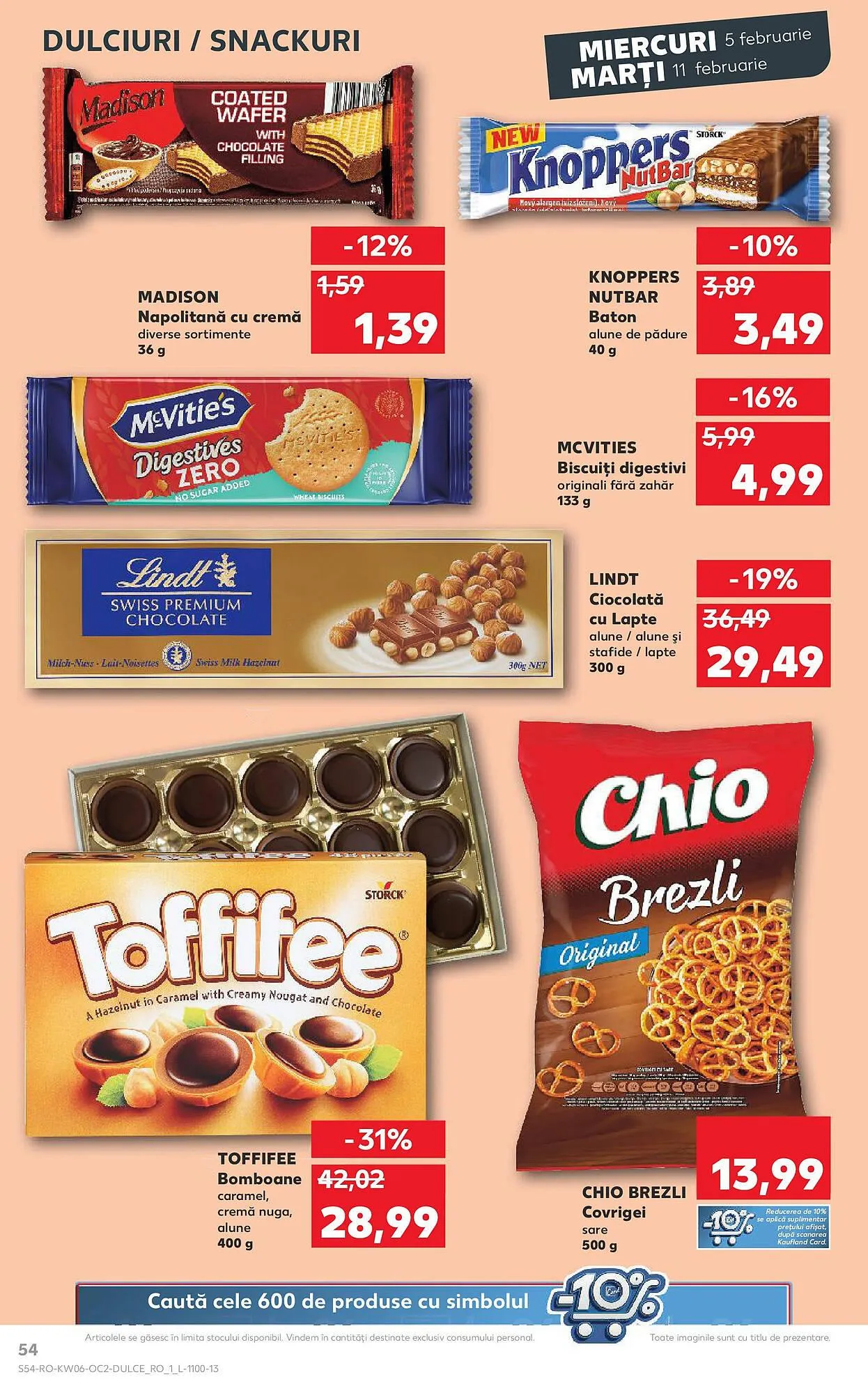 Catalog Catalog Kaufland de la 5 februarie până la 11 februarie 2025 - Revista Pagina 54