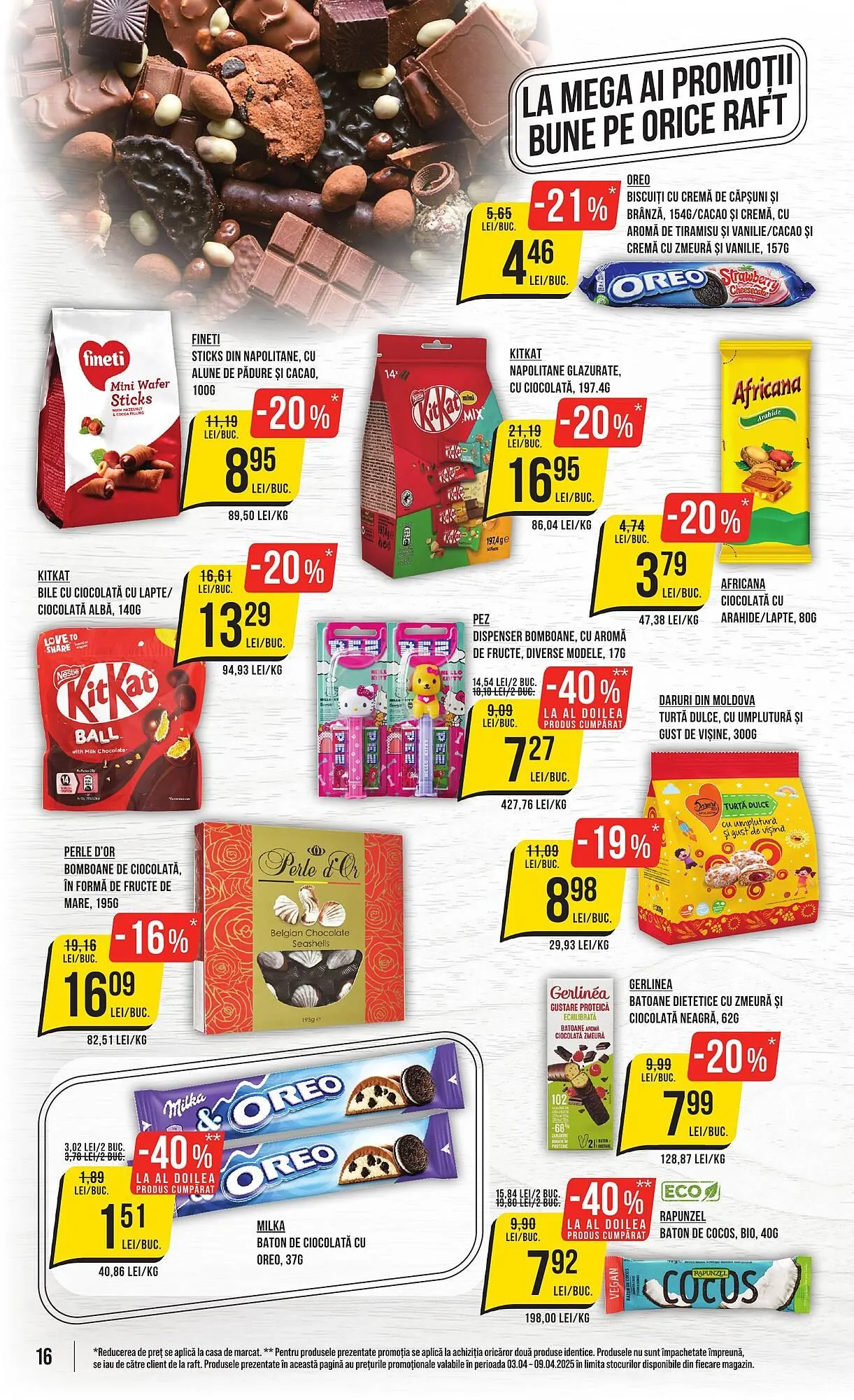 Catalog Catalog Mega Image de la 3 aprilie până la 9 aprilie 2025 - Revista Pagina 16