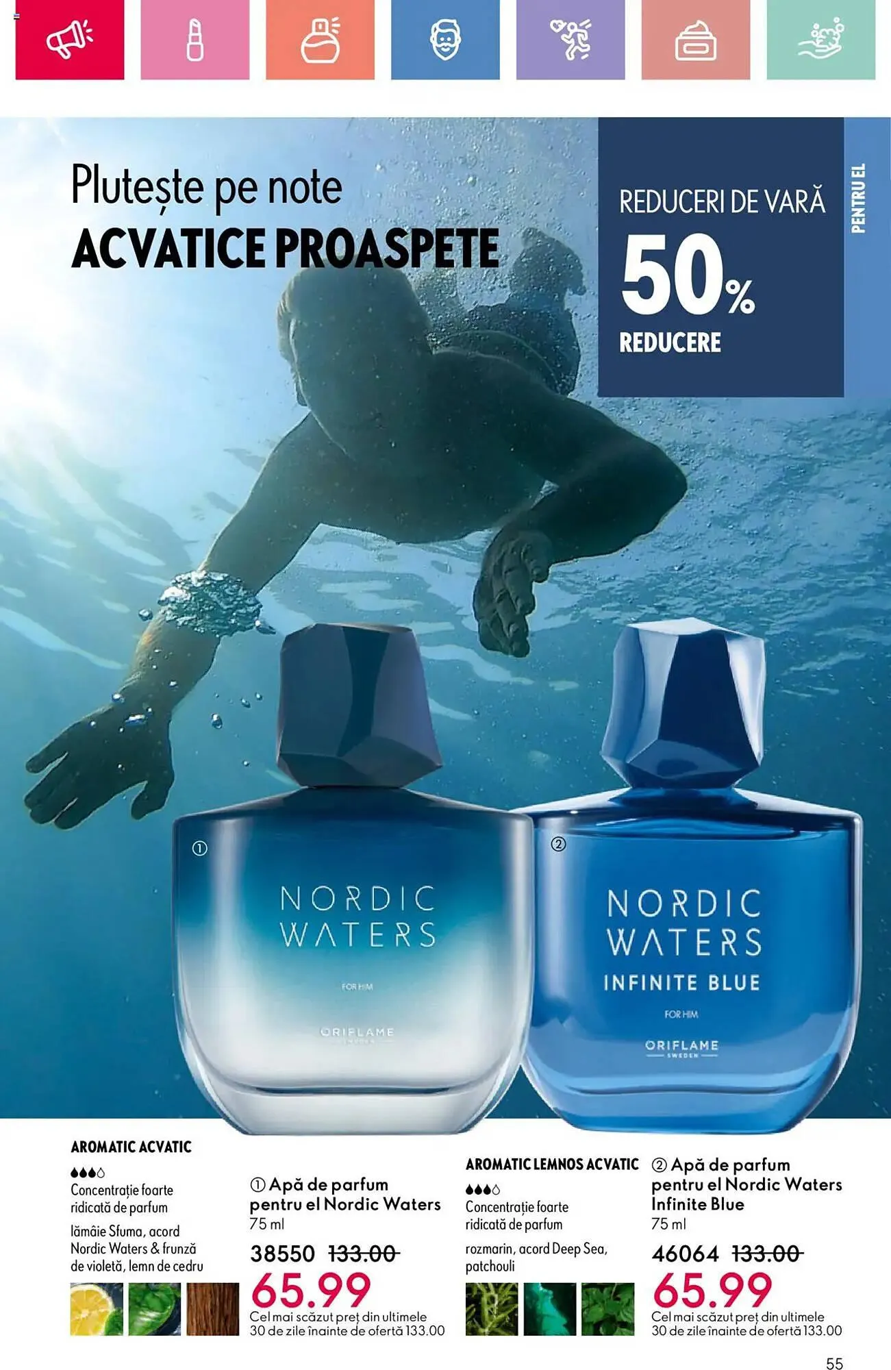 Catalog Catalog Oriflame de la 15 iunie până la 5 iulie 2025 - Revista Pagina 55