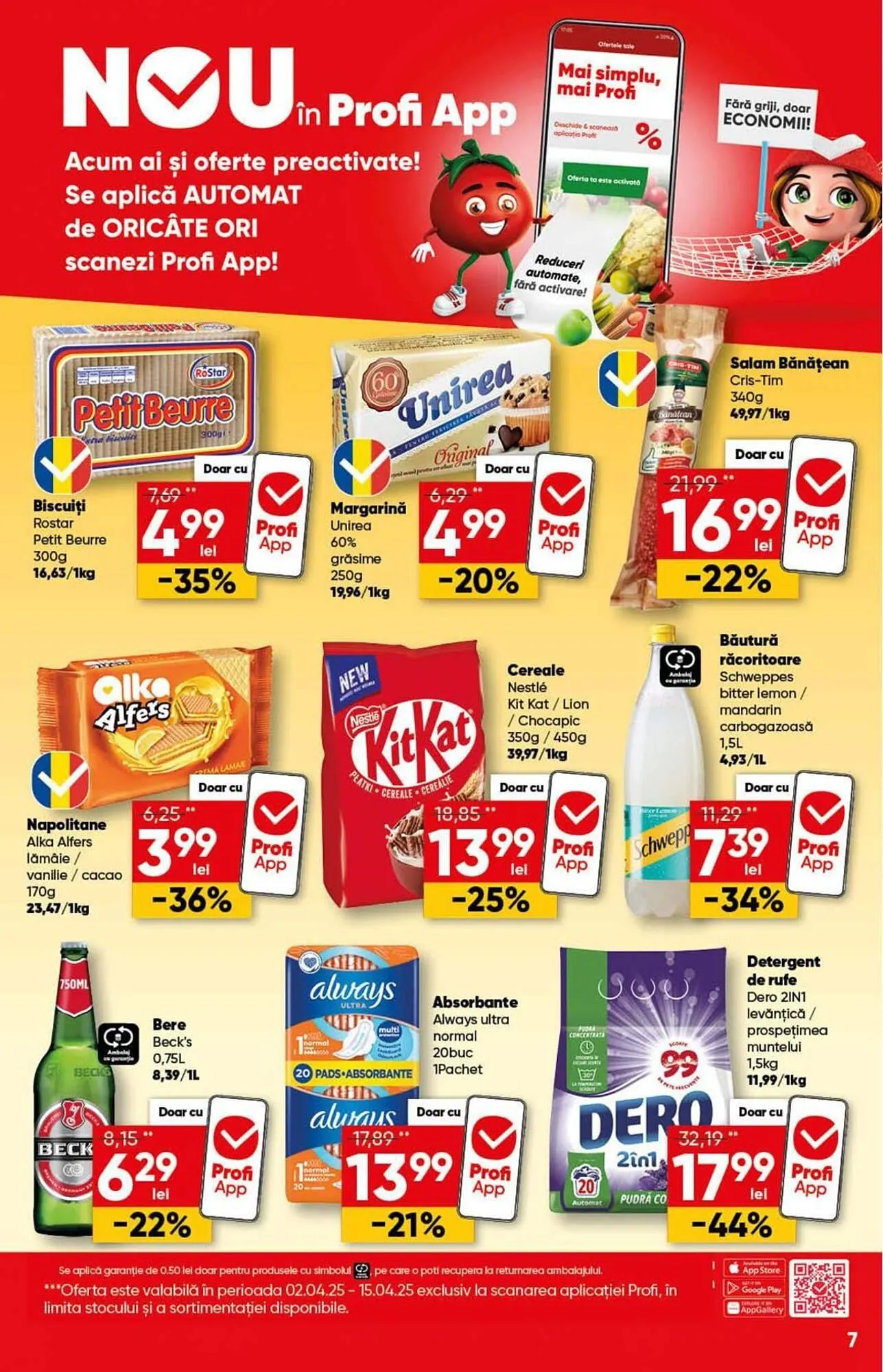 Catalog Catalog PROFI de la 16 aprilie până la 22 aprilie 2025 - Revista Pagina 7