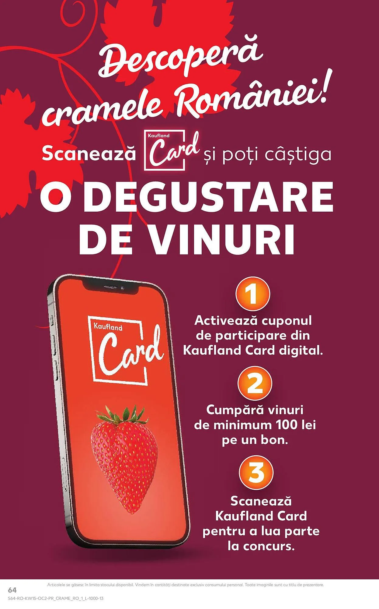 Catalog Catalog Kaufland de la 9 aprilie până la 15 aprilie 2025 - Revista Pagina 64