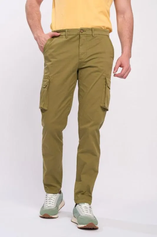 Timeout - Pantaloni cargo barbati de culoare uniforma