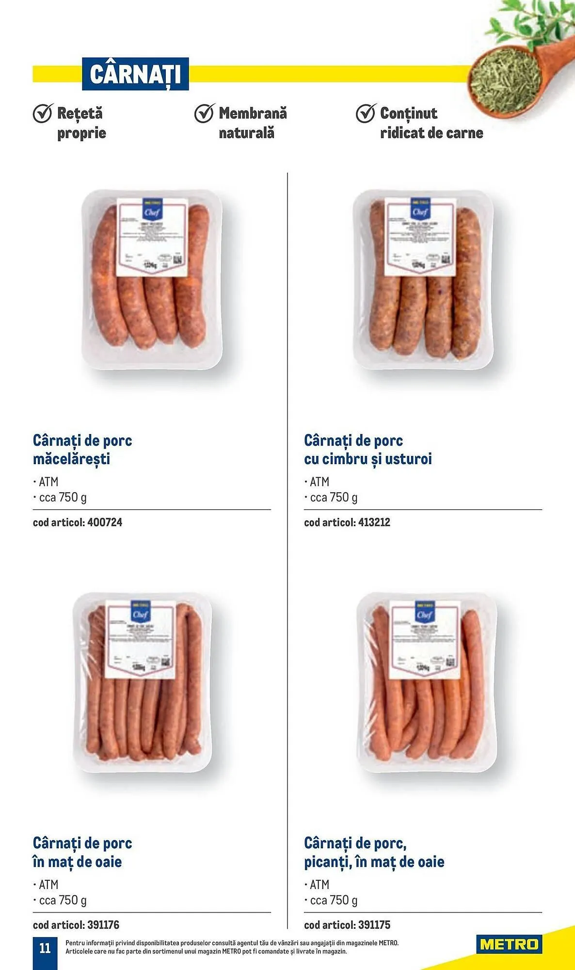 Catalog Catalog Metro de la 9 aprilie până la 31 decembrie 2025 - Revista Pagina 11