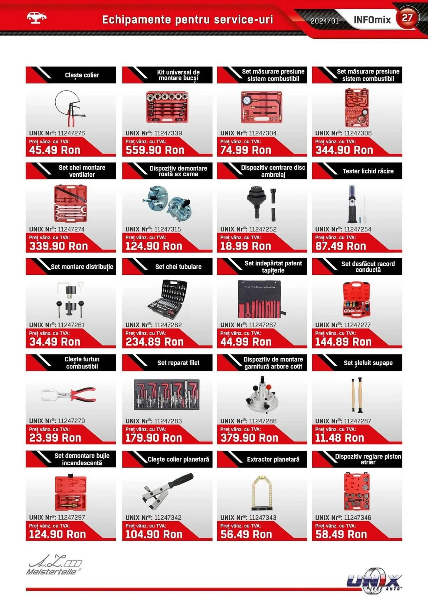 Catalog UNIX Auto catalog de la 19 ianuarie până la 31 decembrie 2024 - Revista Pagina 27