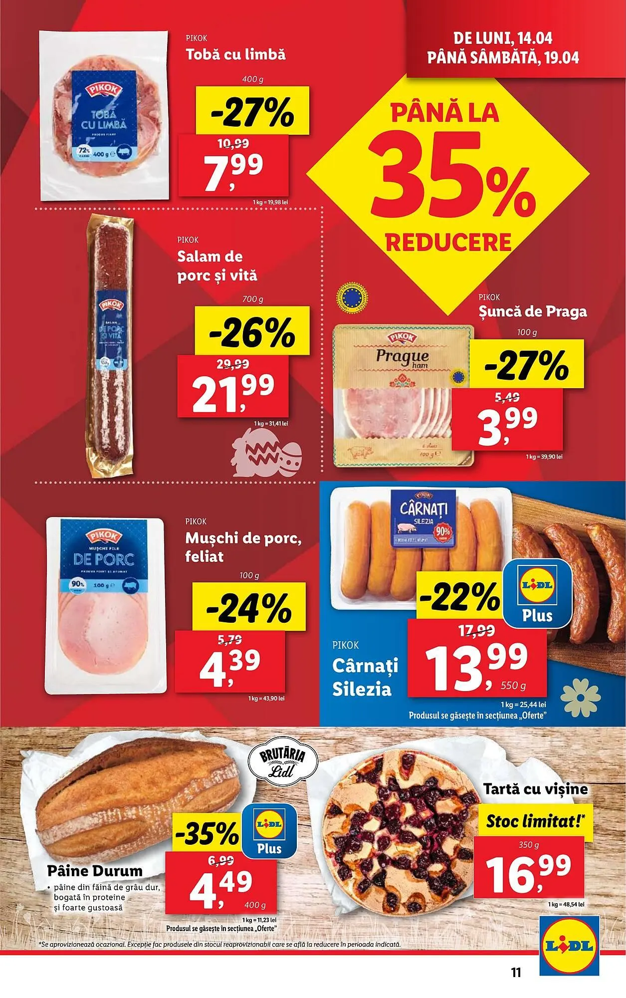 Catalog Catalog Lidl de la 14 aprilie până la 19 aprilie 2025 - Revista Pagina 11