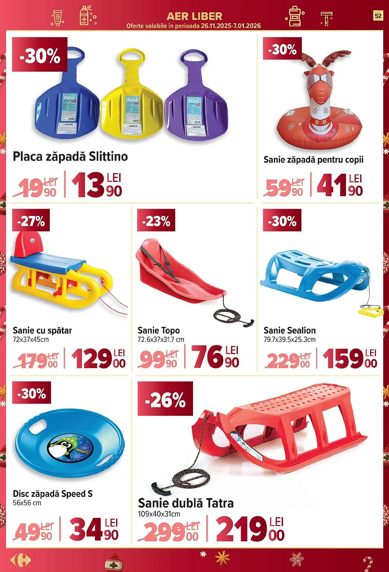 Catalog Catalog Carrefour de la 26 noiembrie până la 2 decembrie 2025 - Revista Pagina 52