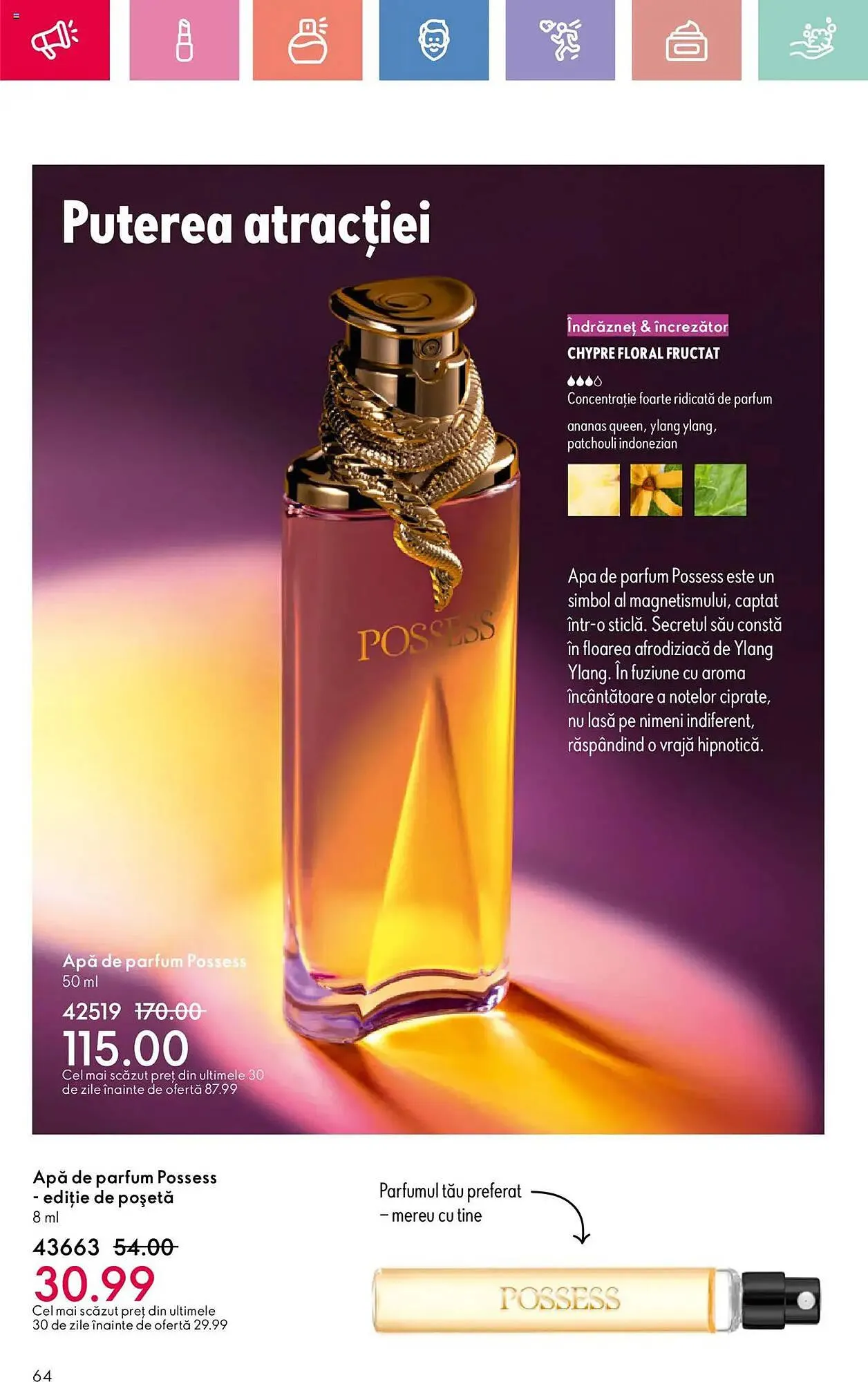 Catalog Catalog Oriflame de la 6 iulie până la 26 iulie 2025 - Revista Pagina 64