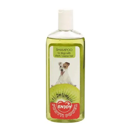 Sampon pentru caini Enjoy Frutti Short Hair cu Kiwi 300ml