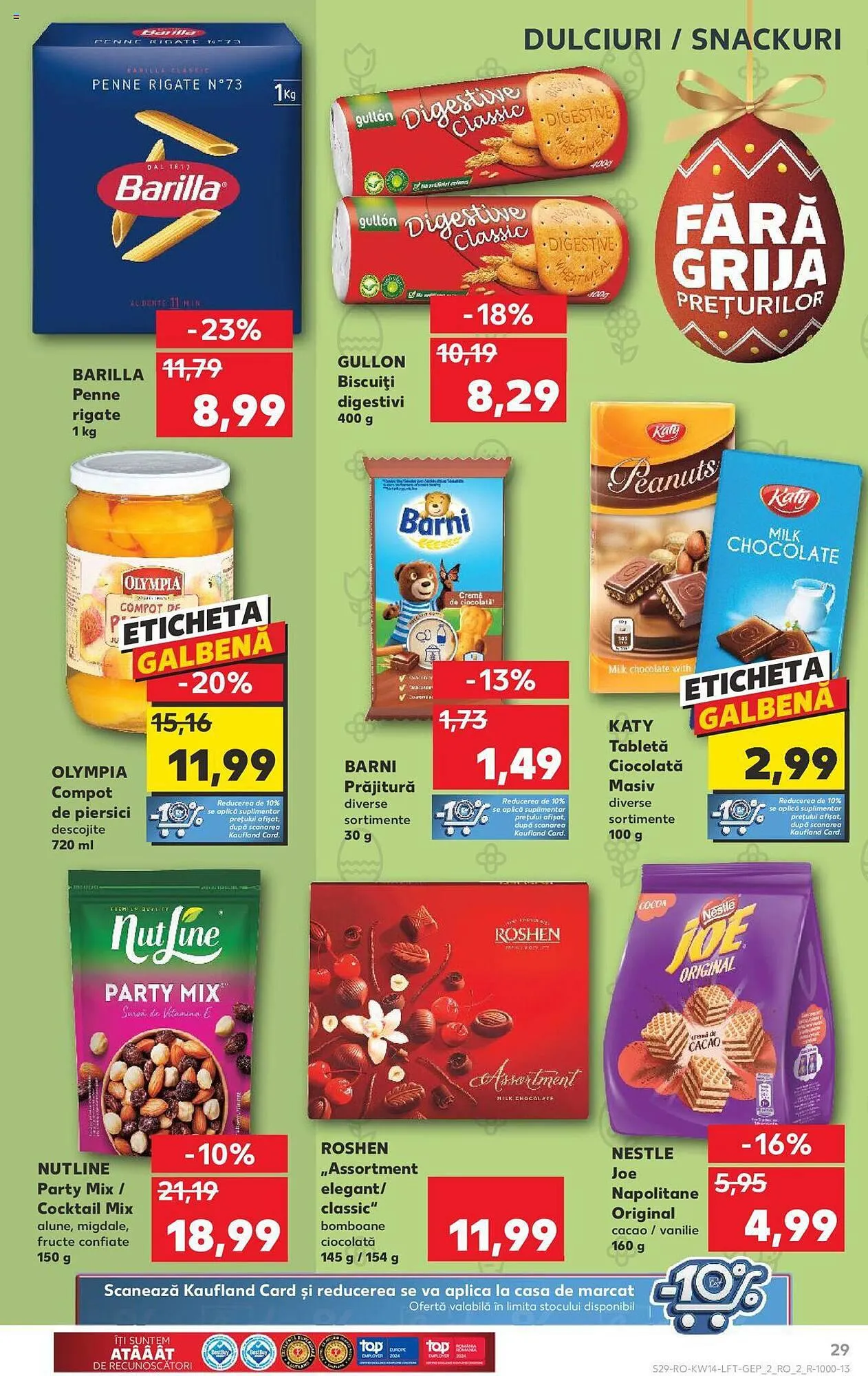 Catalog Kaufland catalog de la 3 aprilie până la 9 aprilie 2024 - Revista Pagina 29