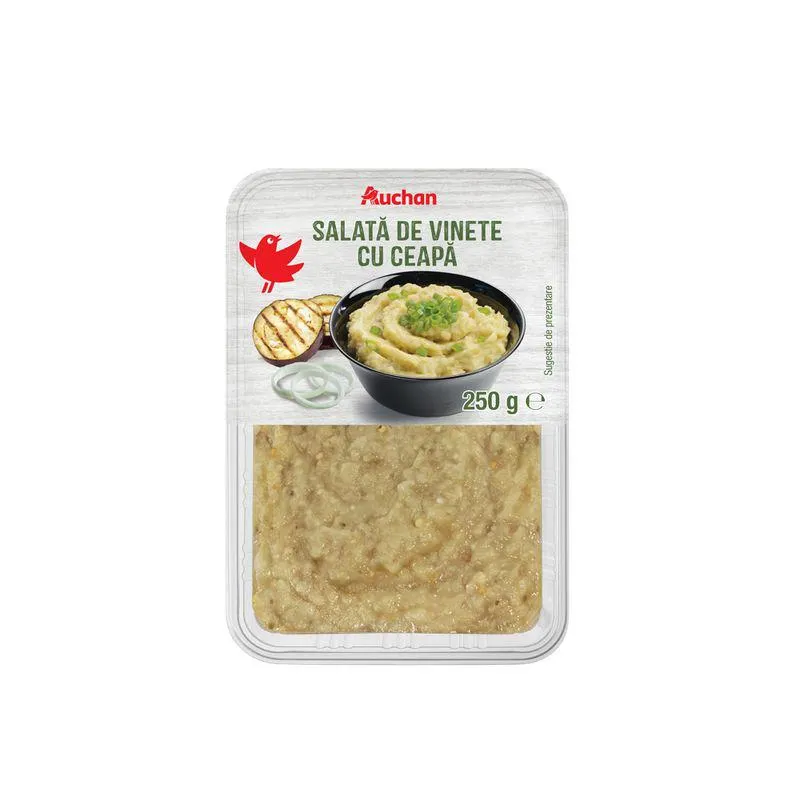 Salata de vinete si ceapa Auchan, 250 g Salata de vinete si ceapa Auchan, 250 g