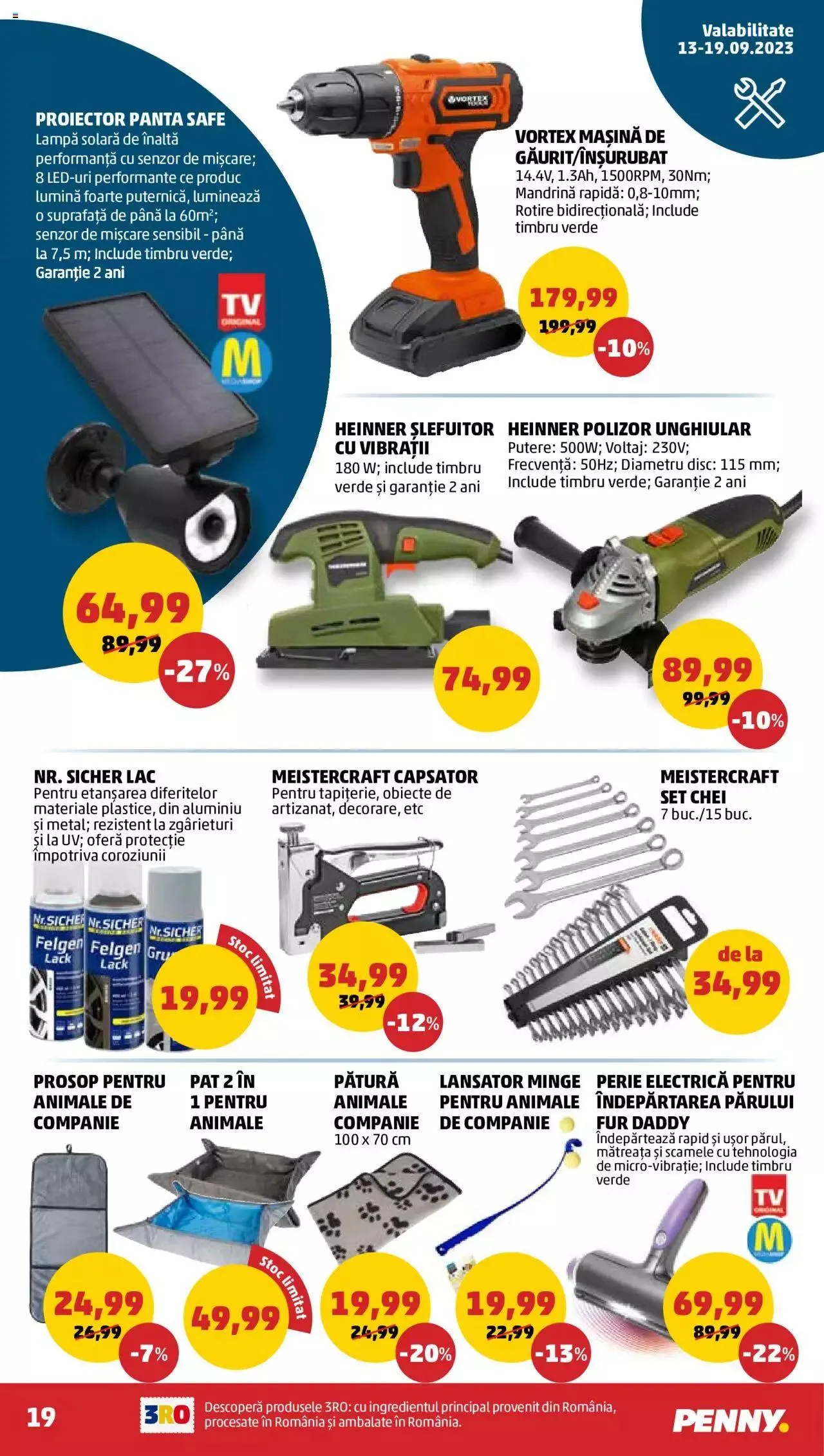 Catalog Catalog PENNY de la 13 septembrie până la 19 septembrie 2023 - Revista Pagina 19