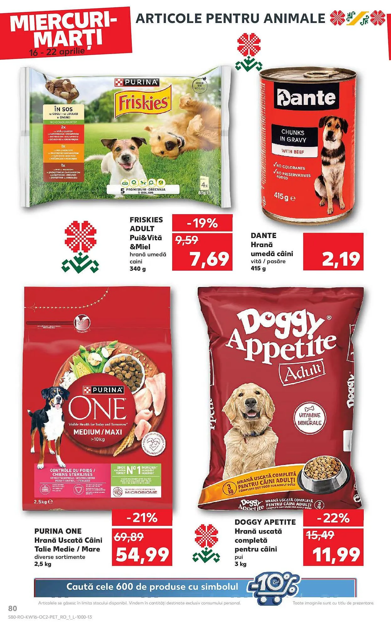 Catalog Catalog Kaufland de la 16 aprilie până la 22 aprilie 2025 - Revista Pagina 80