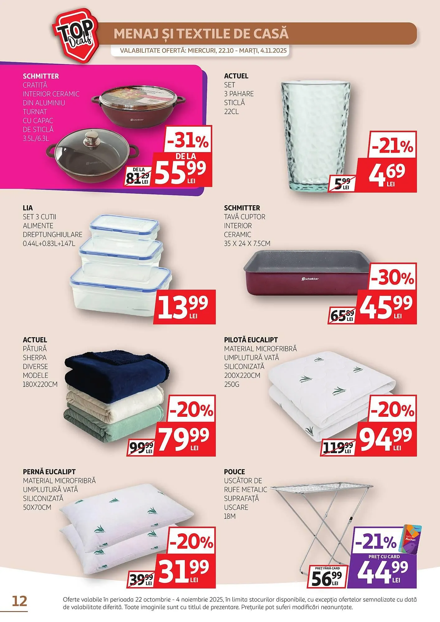 Catalog Catalog Auchan de la 22 octombrie până la 4 noiembrie 2025 - Revista Pagina 12