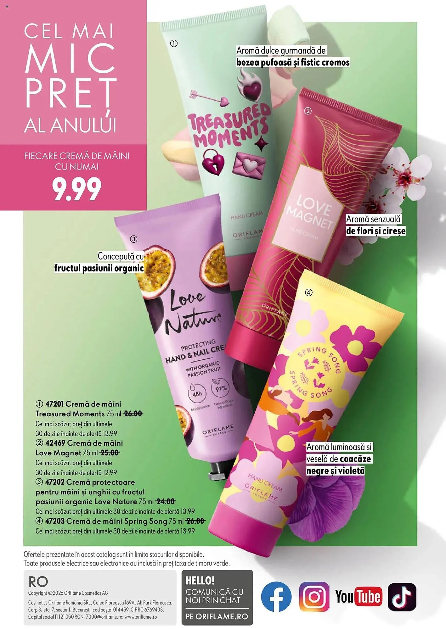 Catalog Catalog Oriflame de la 17 iunie până la 7 iulie 2026 - Revista Pagina 148