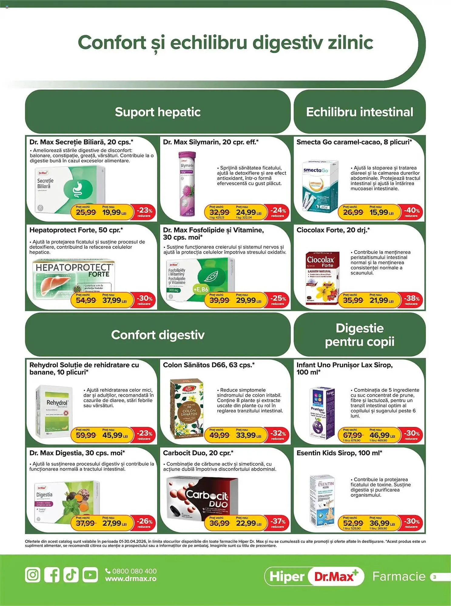 Catalog Catalog Dr.Max de la 1 aprilie până la 30 aprilie 2026 - Revista Pagina 3