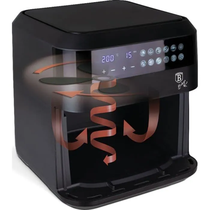 Friteuza cu aer cald, capacitate 6.3 L Black Rose Berlinger Haus BH 9446