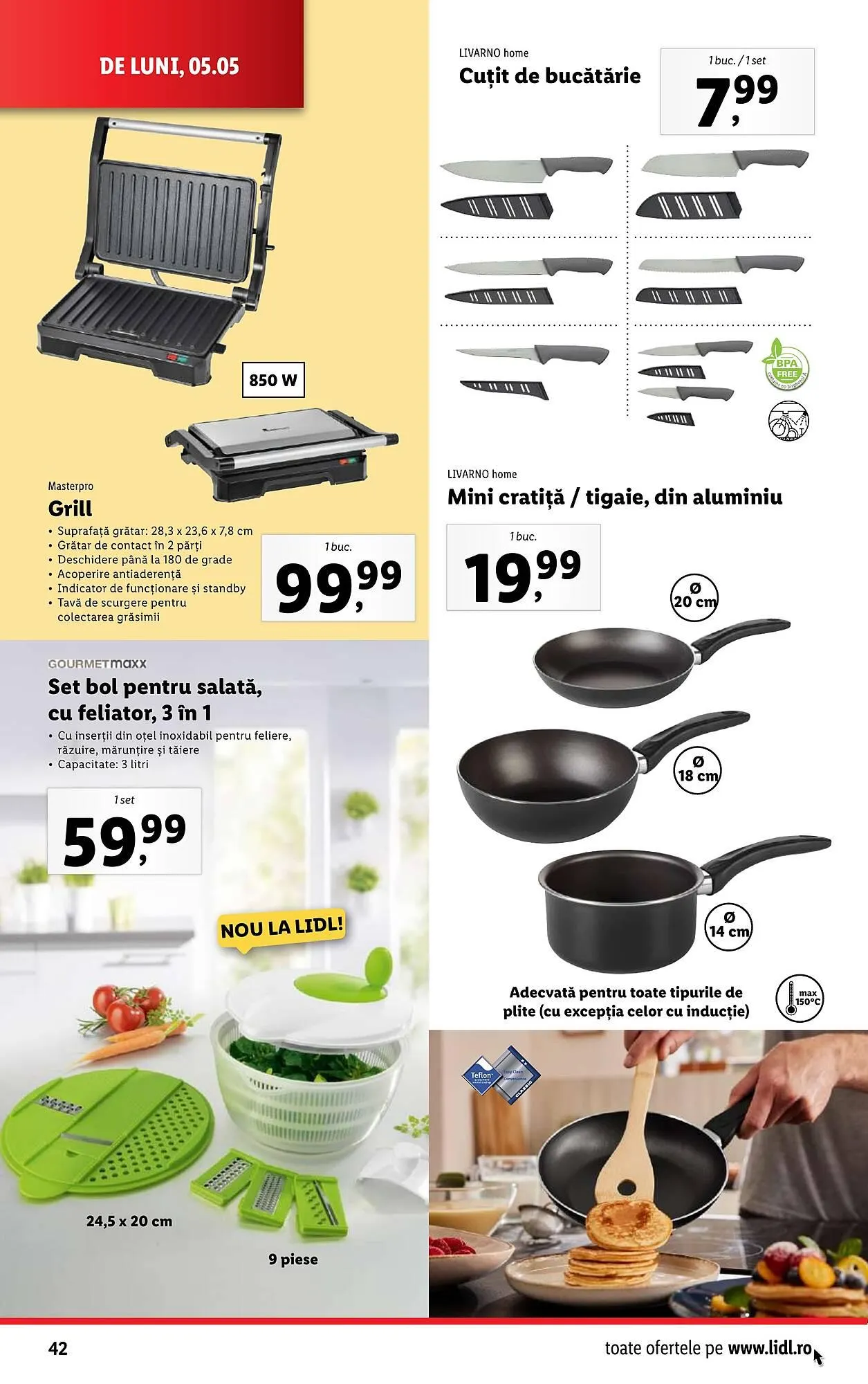 Catalog Catalog Lidl de la 5 mai până la 11 mai 2025 - Revista Pagina 42