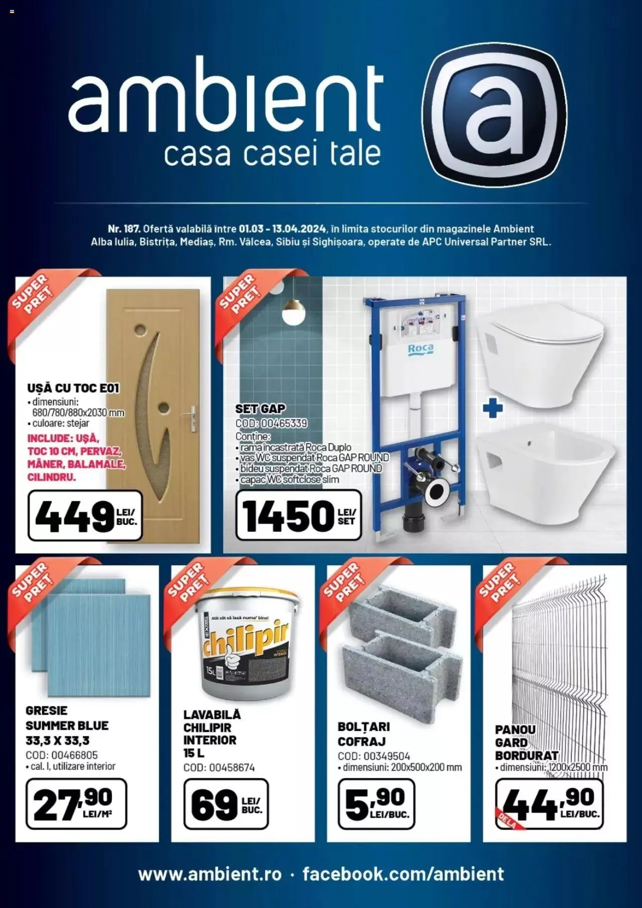 Catalog Catalog Ambient de la 1 martie până la 13 aprilie 2024 - Revista Pagina 