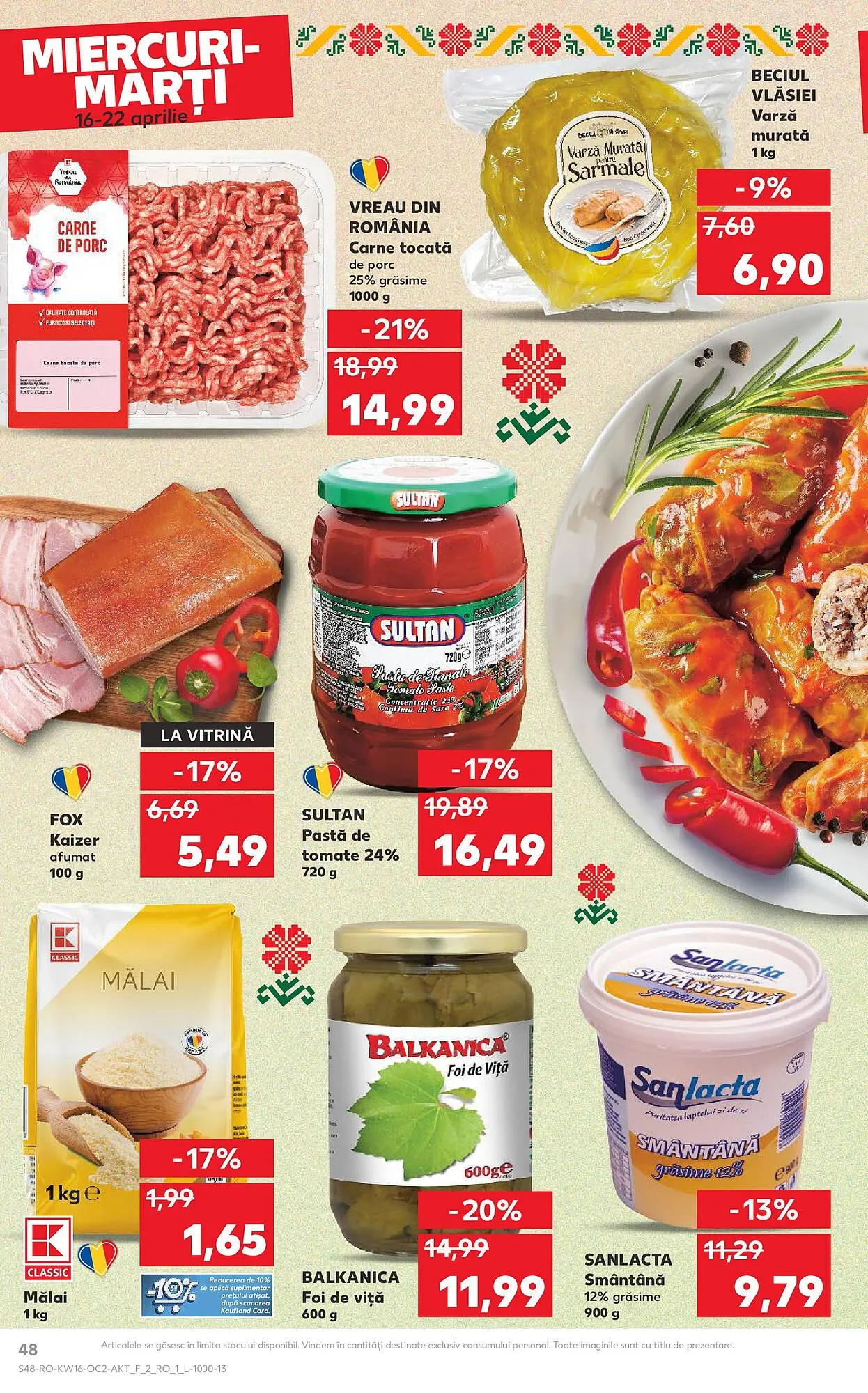 Catalog Catalog Kaufland de la 16 aprilie până la 22 aprilie 2025 - Revista Pagina 48