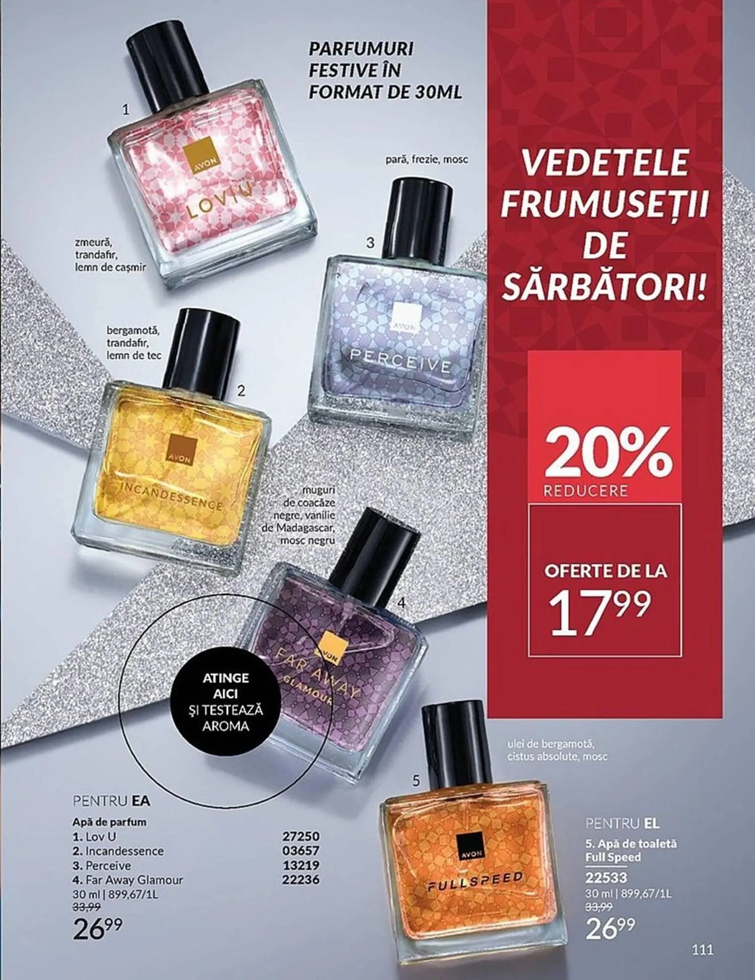 Catalog Catalog Avon de la 2 decembrie până la 1 februarie 2026 - Revista Pagina 111