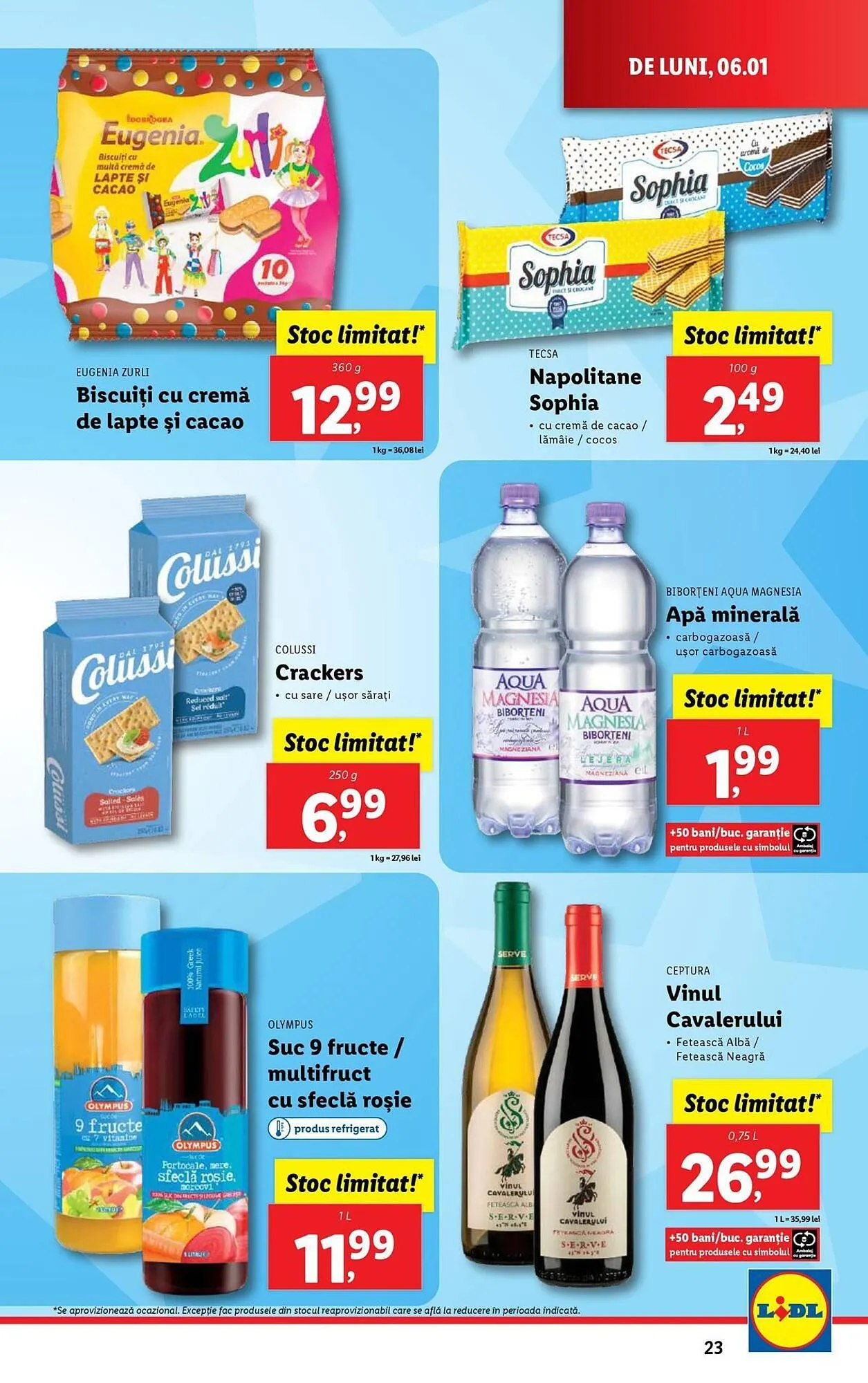 Catalog Catalog Lidl de la 6 ianuarie până la 12 ianuarie 2025 - Revista Pagina 23