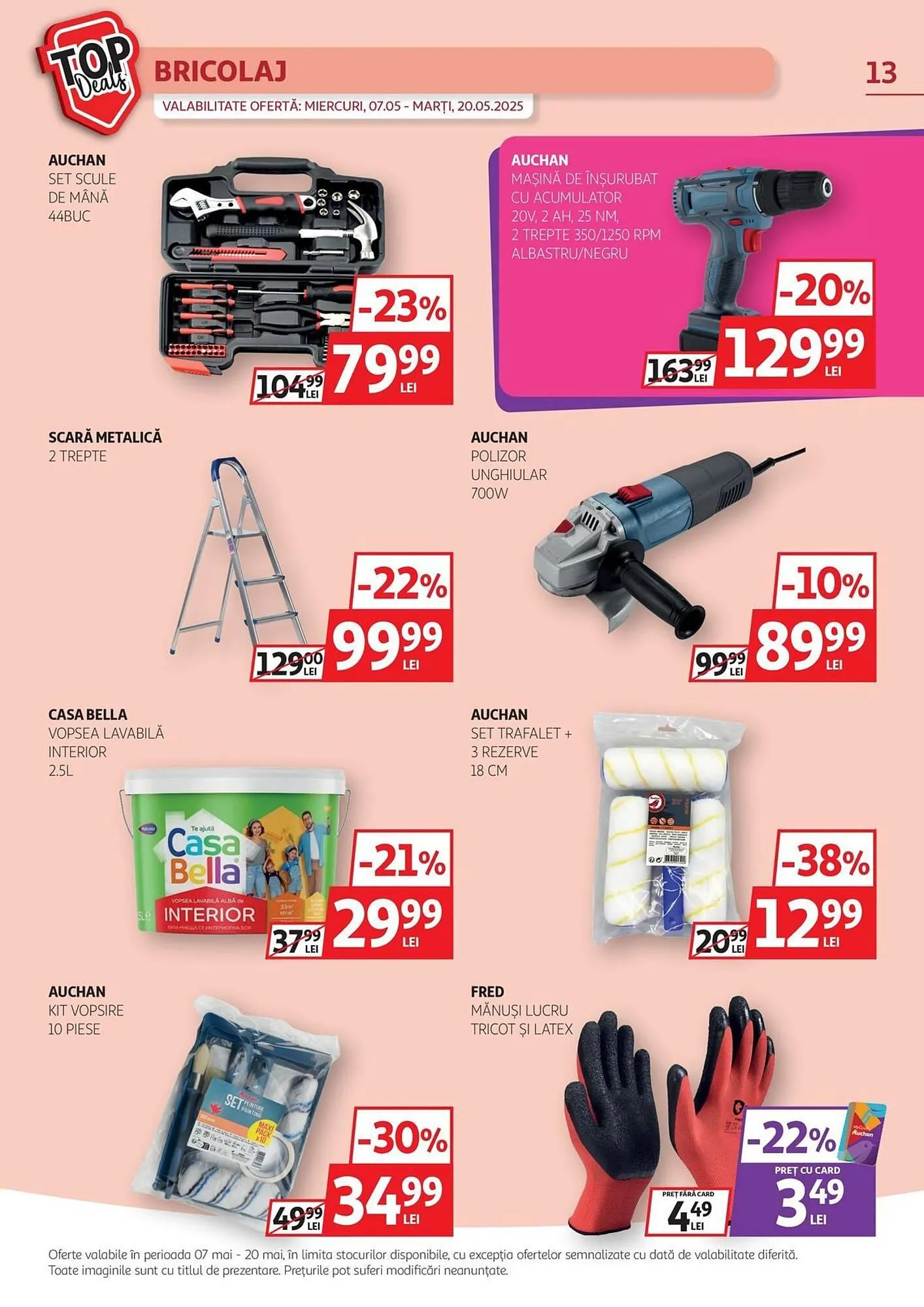 Catalog Catalog Auchan de la 7 mai până la 20 mai 2025 - Revista Pagina 13