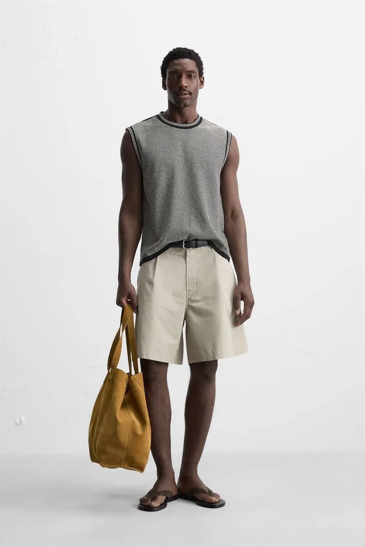 RELAXED FIT KNIT TANK TOP