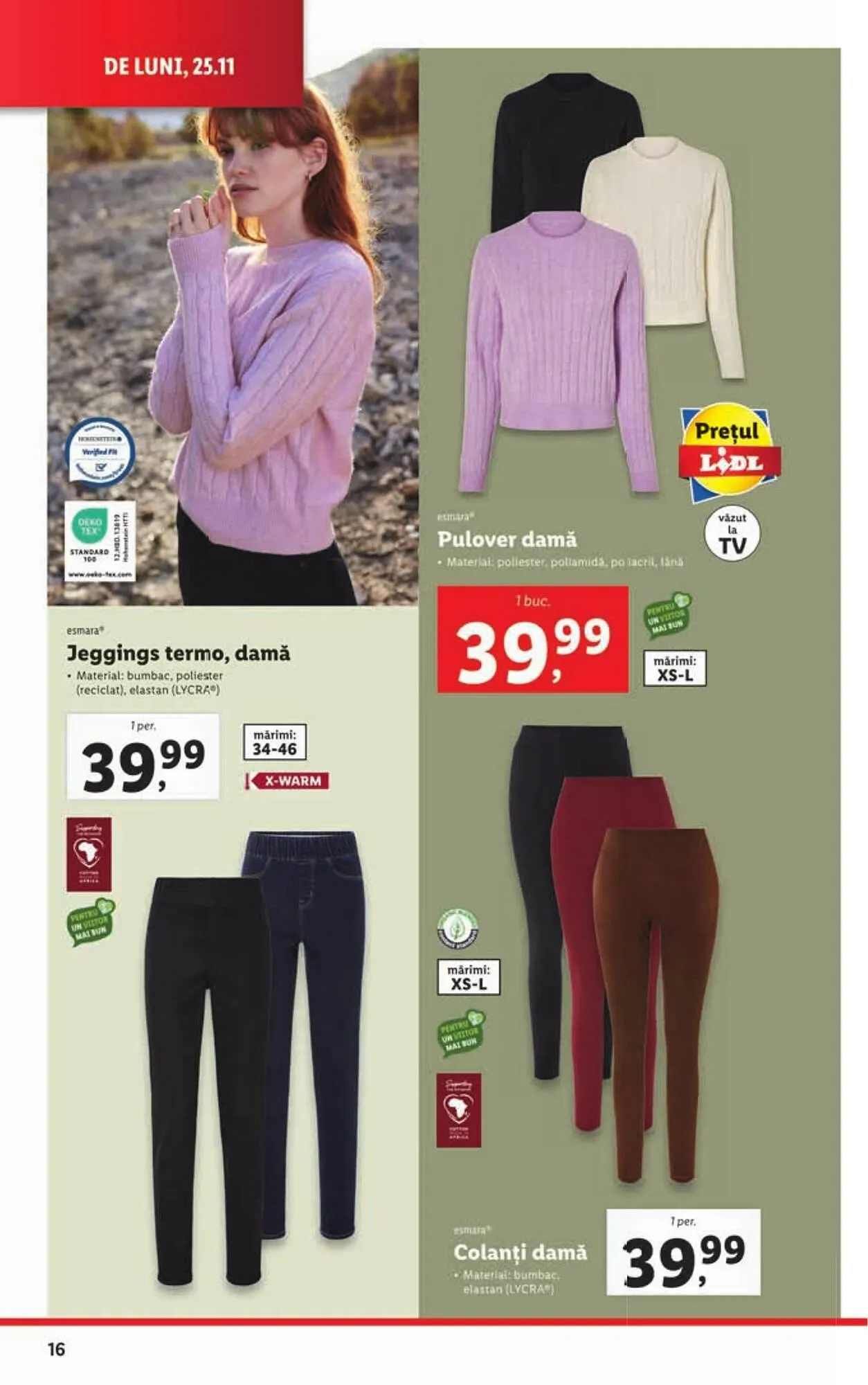 Catalog Catalog Lidl de la 25 noiembrie până la 1 decembrie 2024 - Revista Pagina 16