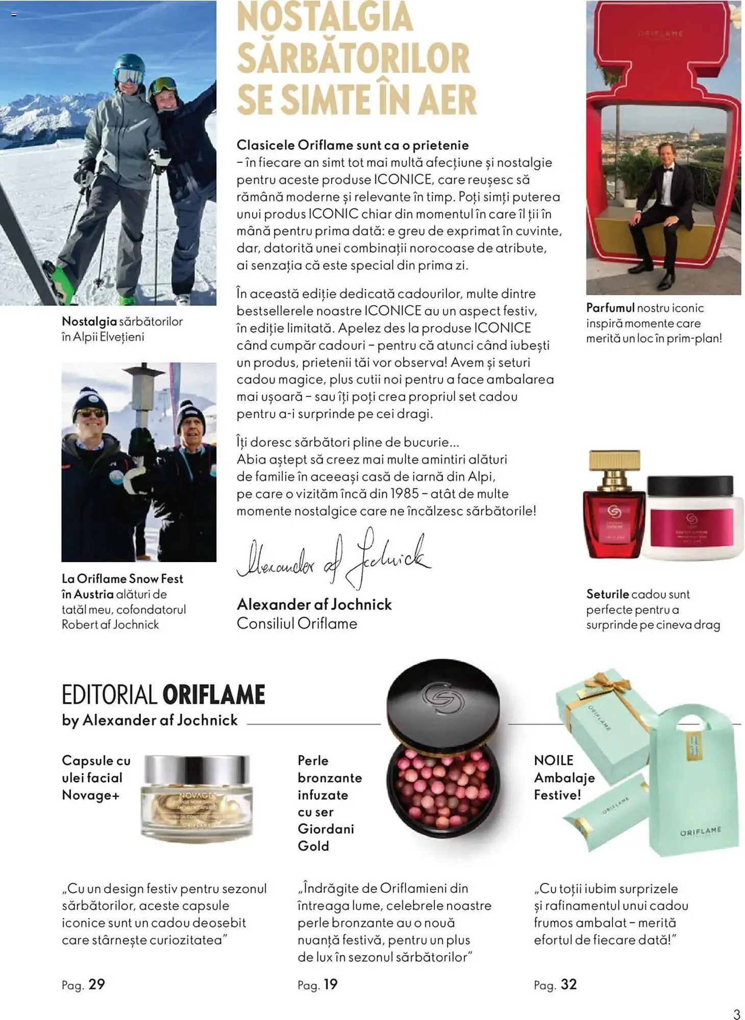 Catalog Catalog Oriflame de la 11 noiembrie până la 2 decembrie 2025 - Revista Pagina 3