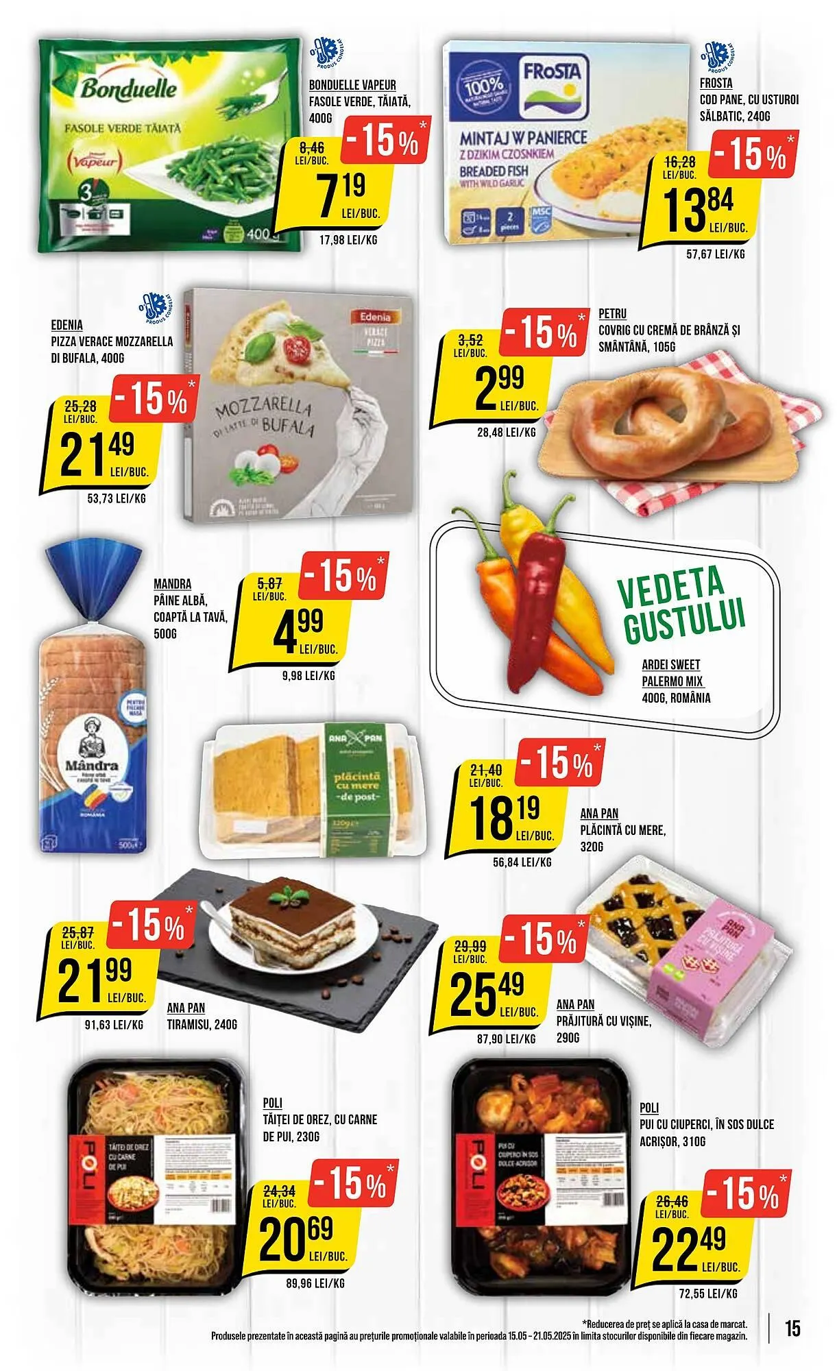 Catalog Catalog Mega Image de la 15 mai până la 21 mai 2025 - Revista Pagina 15