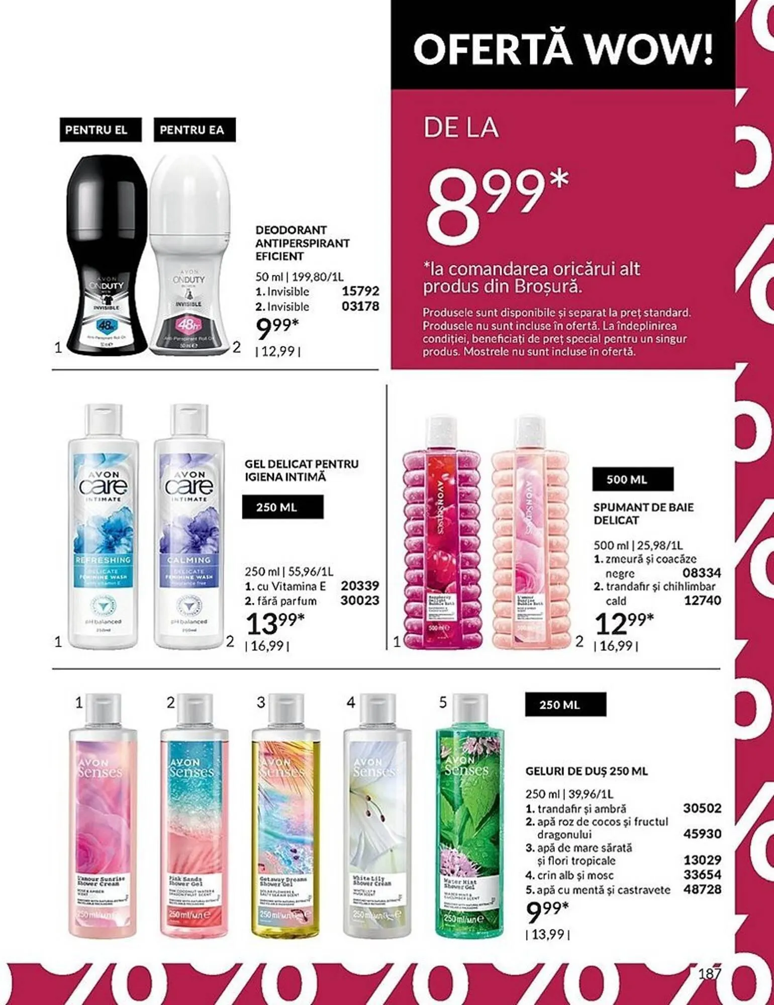Catalog Avon catalog de la 1 septembrie până la 30 septembrie 2023 - Revista Pagina 187