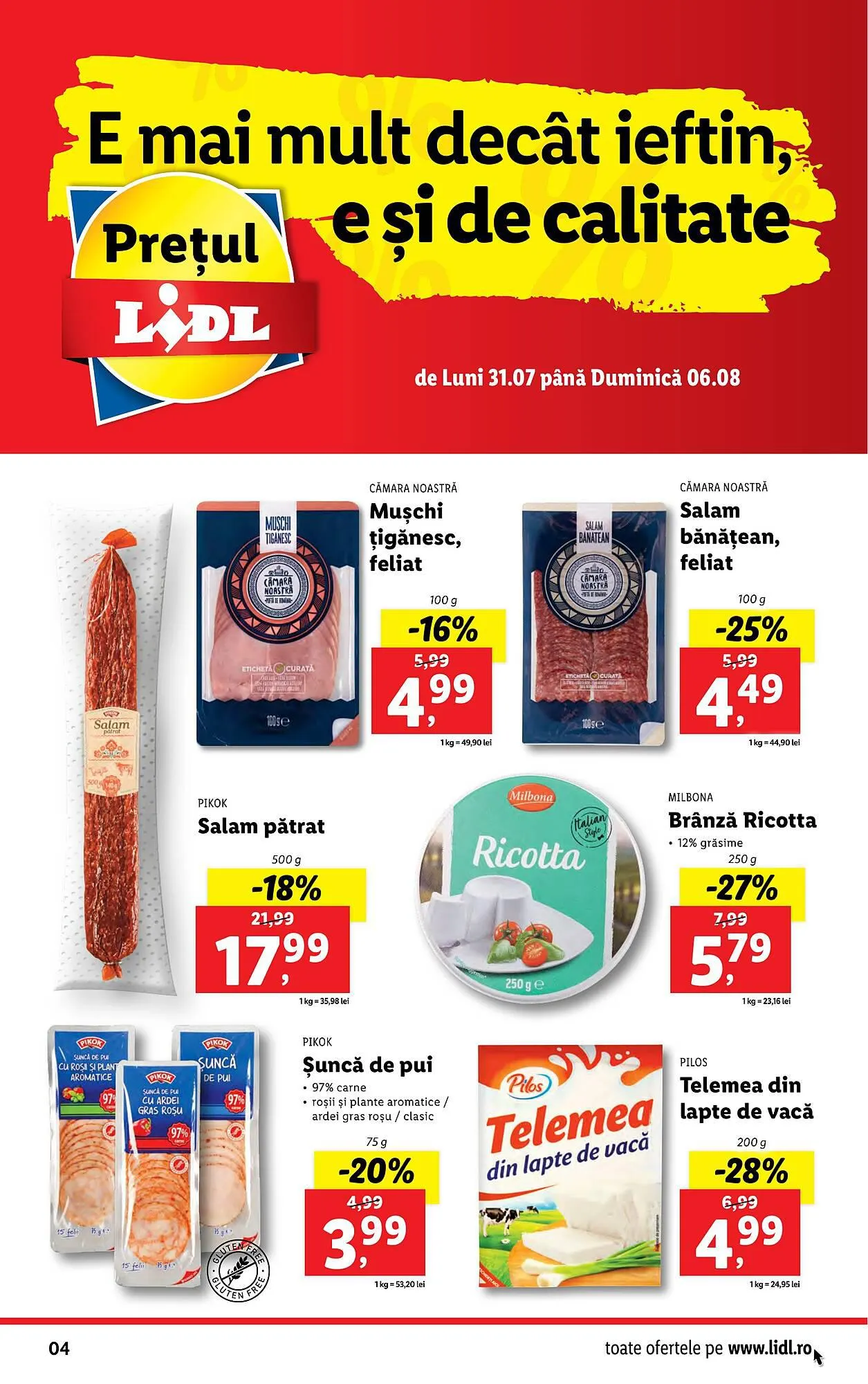 Catalog Lidl catalog de la 31 iulie până la 6 august 2023 - Revista Pagina 4