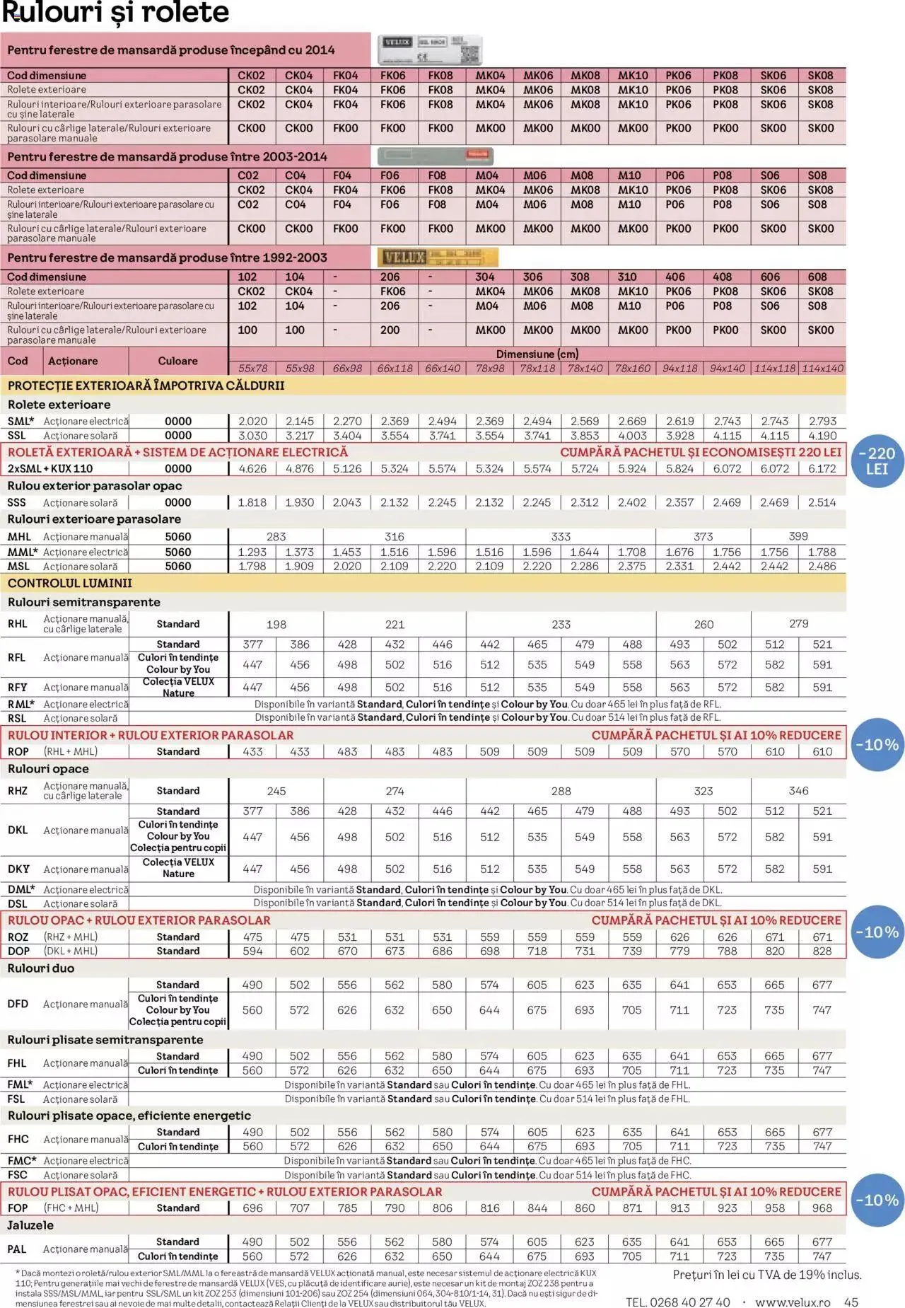 Catalog Catalog Velux de la 28 martie până la 31 decembrie 2023 - Revista Pagina 45
