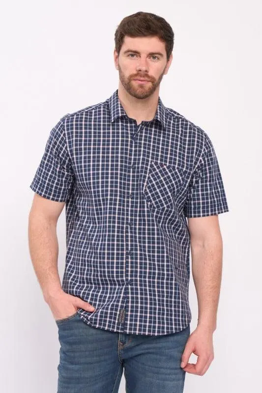 Lee Cooper - Camasa barbat regular cu maneca scurta cu buzunar